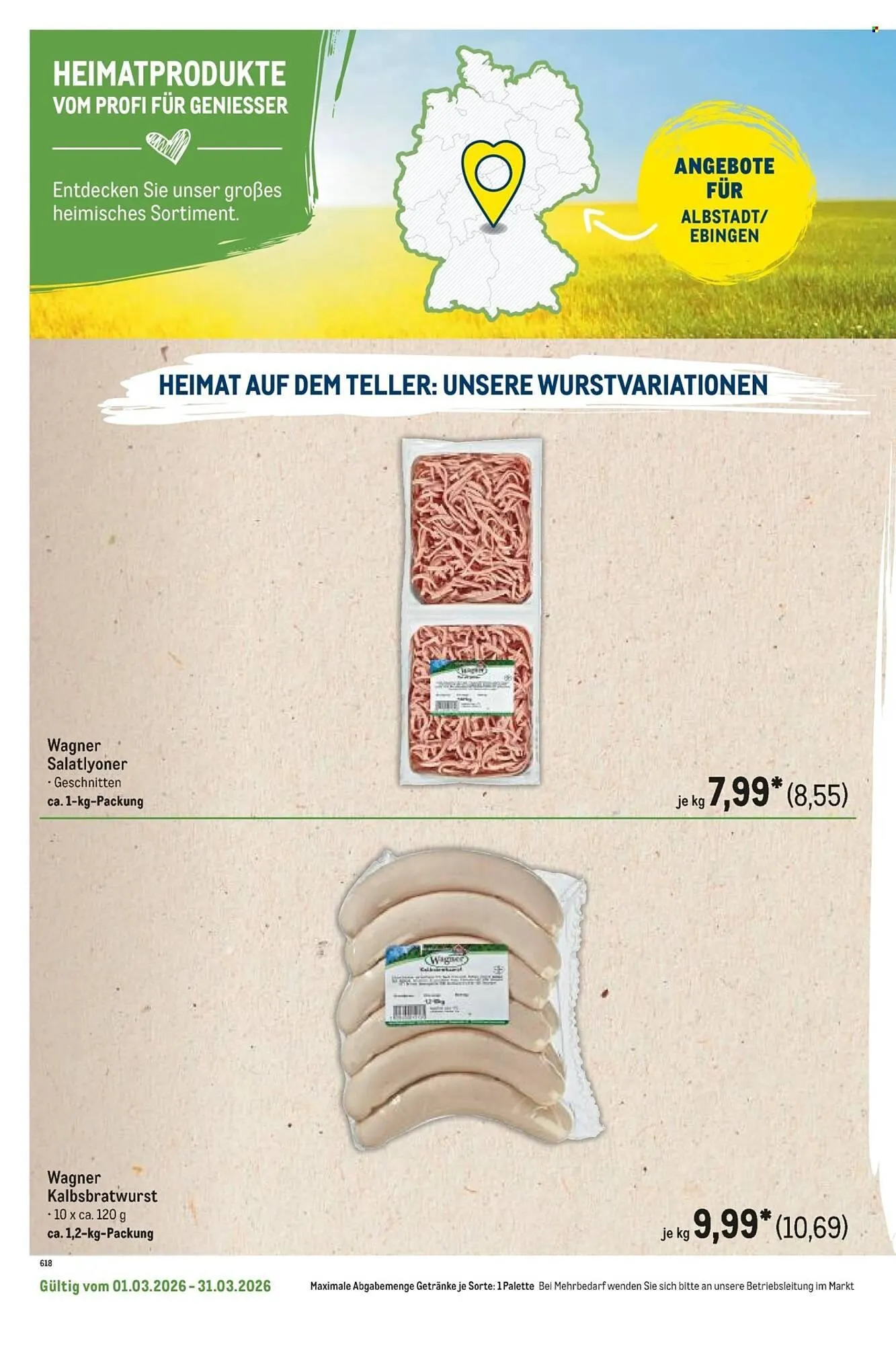 METRO Prospekt von 1. März bis 31. März 2026 - Prospekt seite 122