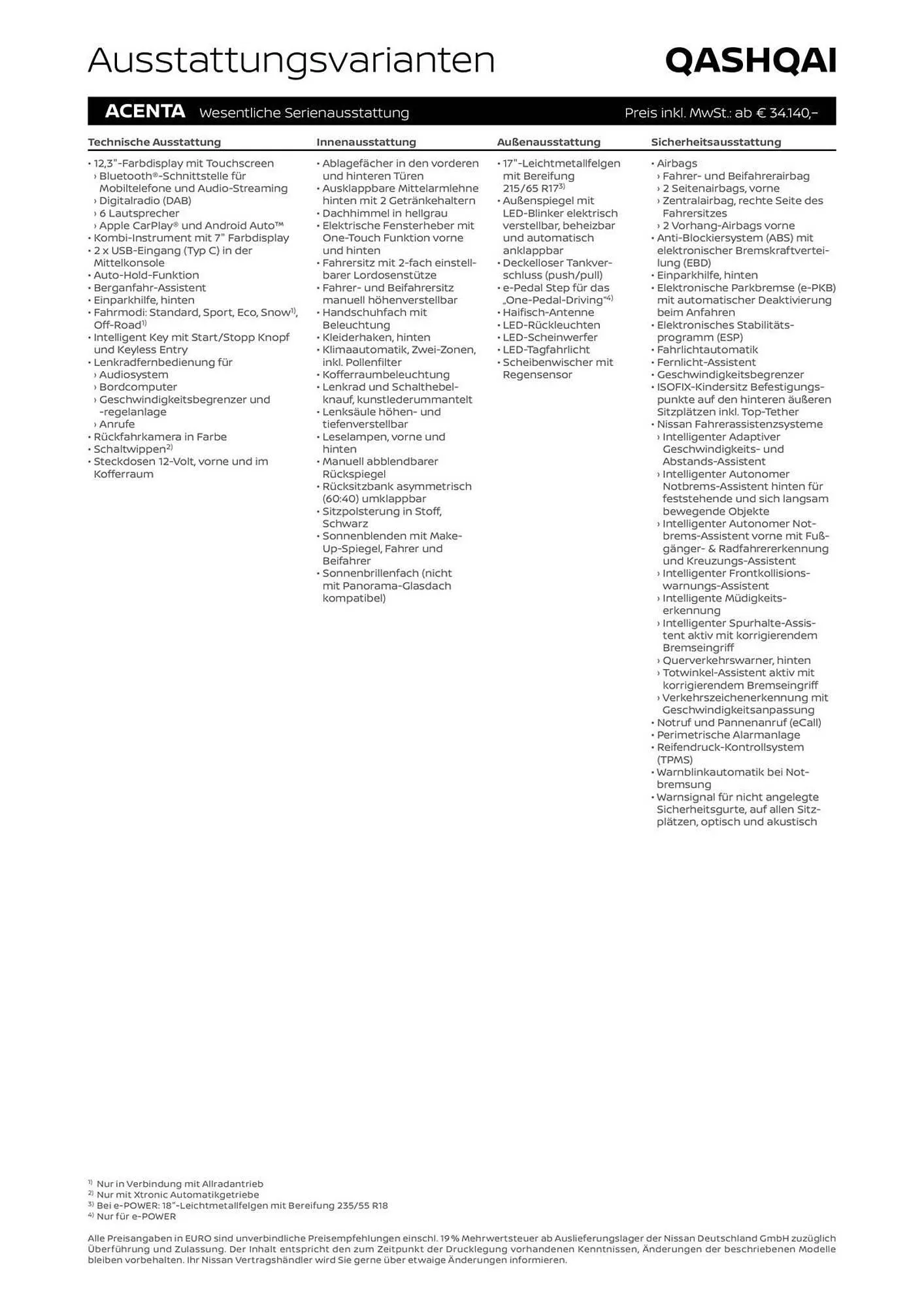 Nissan Prospekt Neuer Qashqai von 28. Juni bis 28. Juni 2025 - Prospekt seite 2