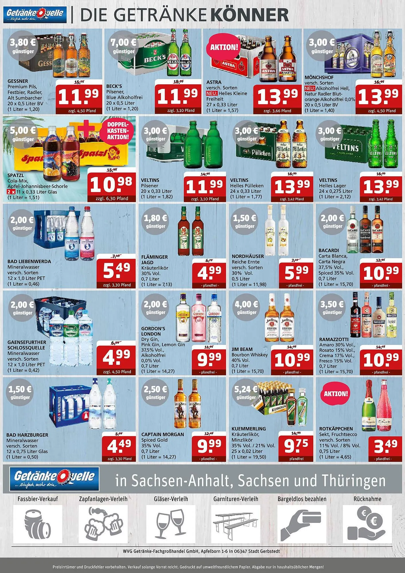 Getränke Quelle Prospekt von 13. April bis 26. April 2025 - Prospekt seite 6