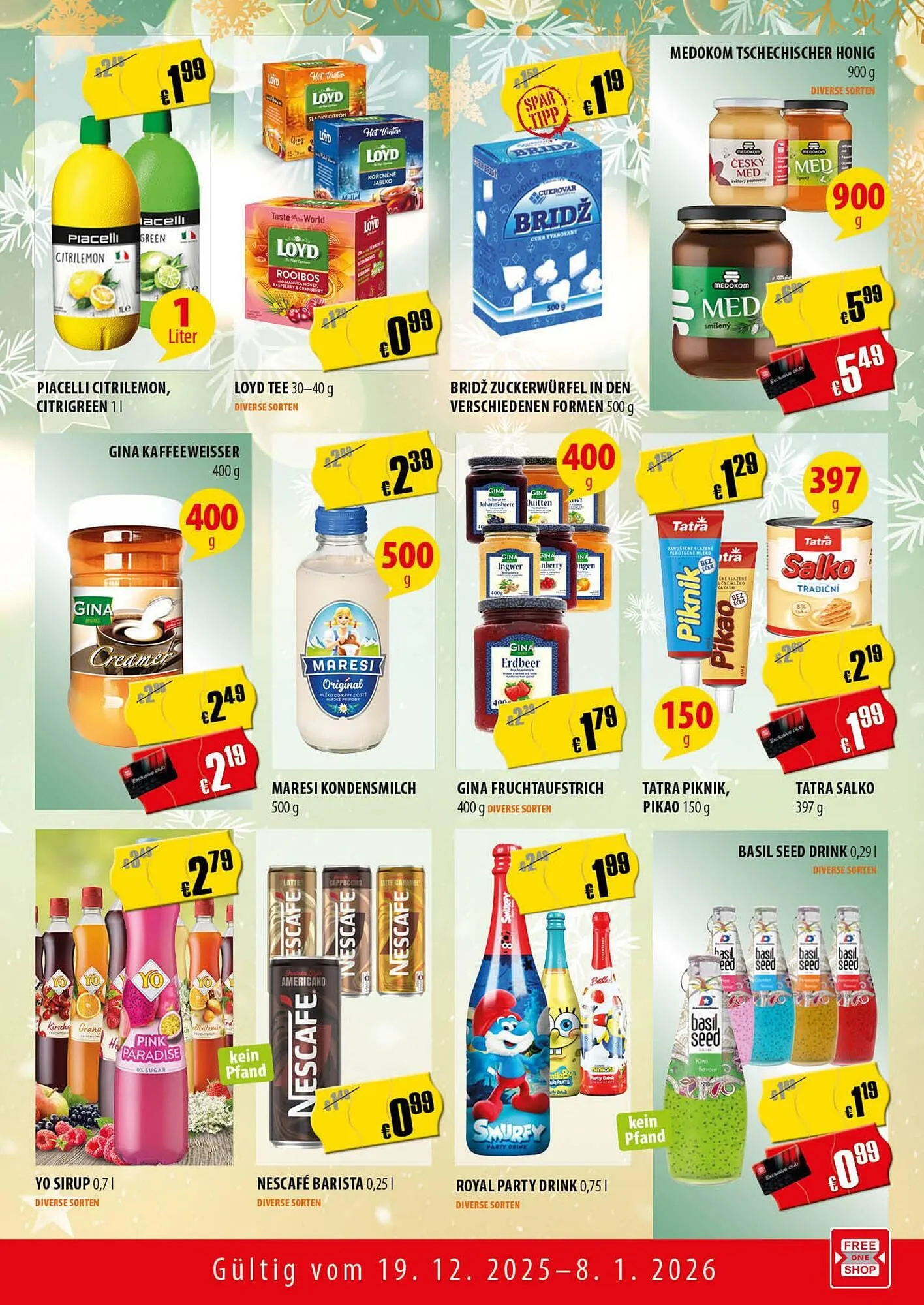 FreeOneShop Prospekt von 19. Dezember bis 8. Januar 2026 - Prospekt seite 9