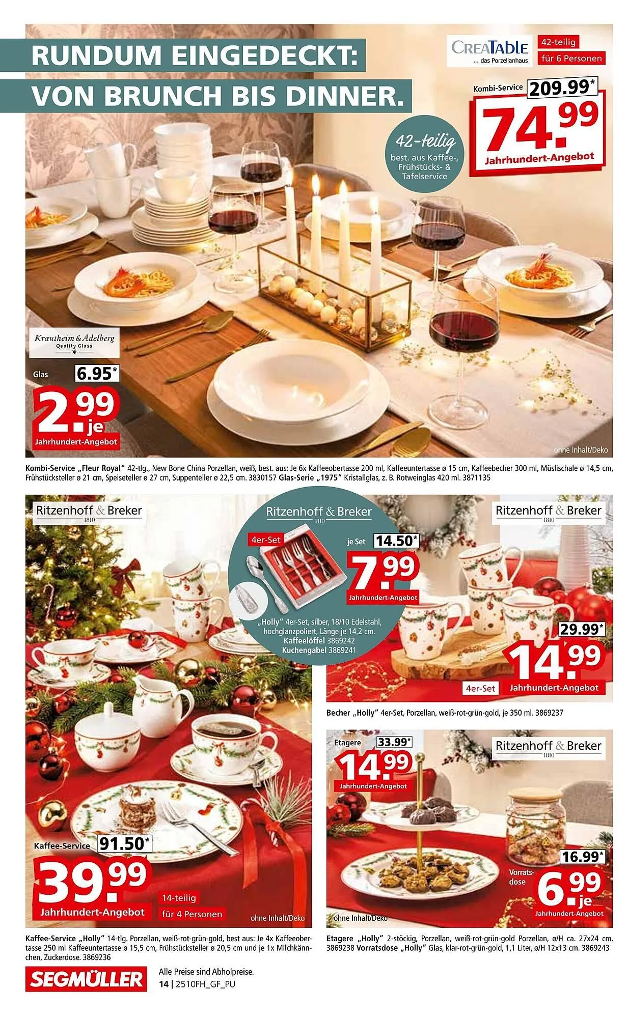 Segmüller Prospekt von 18. Oktober bis 9. November 2025 - Prospekt seite 22