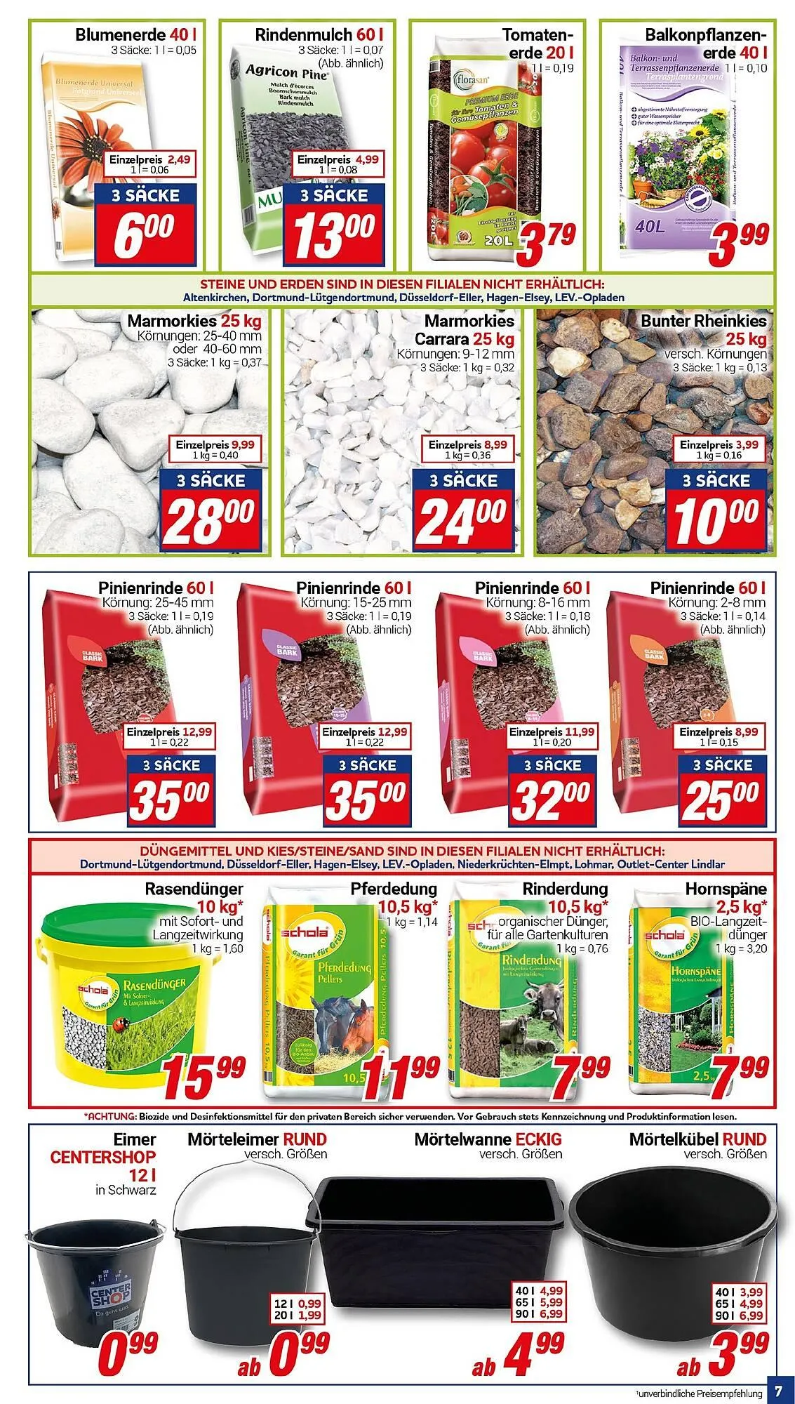 CENTERSHOP Prospekt von 20. April bis 25. April 2026 - Prospekt seite 7