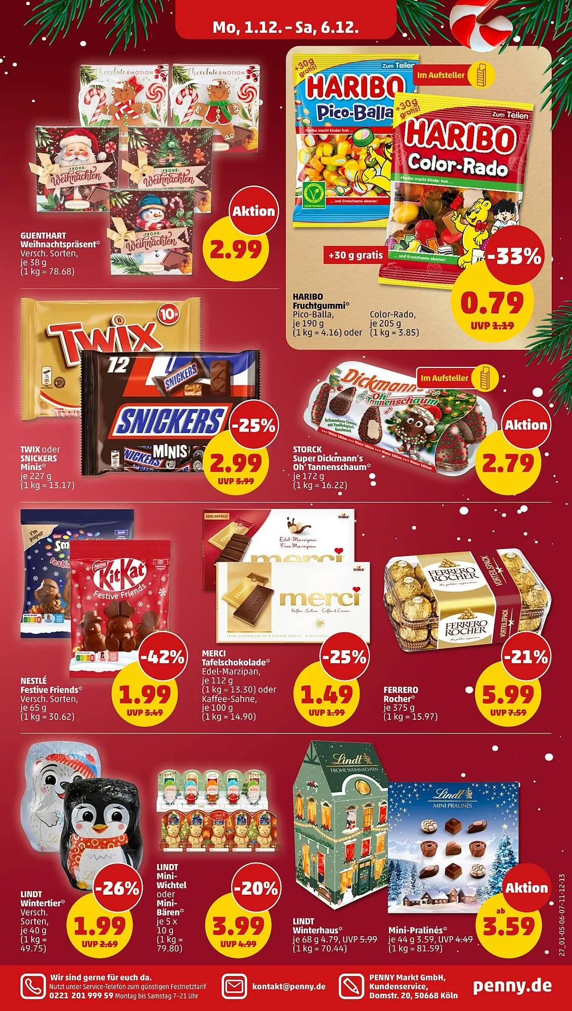 PENNY Prospekt von 1. Dezember bis 6. Dezember 2025 - Prospekt seite 27