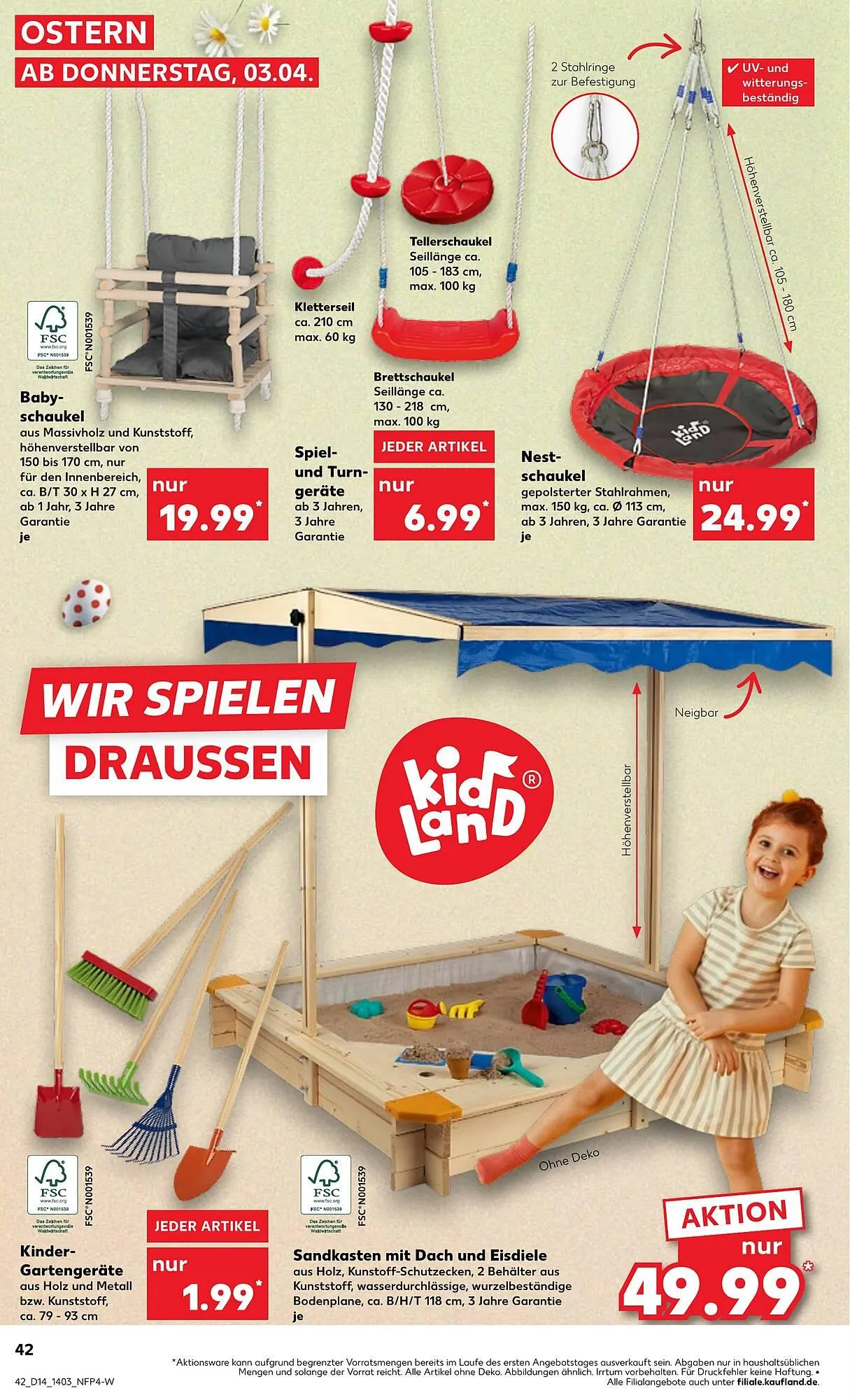 Kaufland Prospekt von 3. April bis 9. April 2025 - Prospekt seite 42