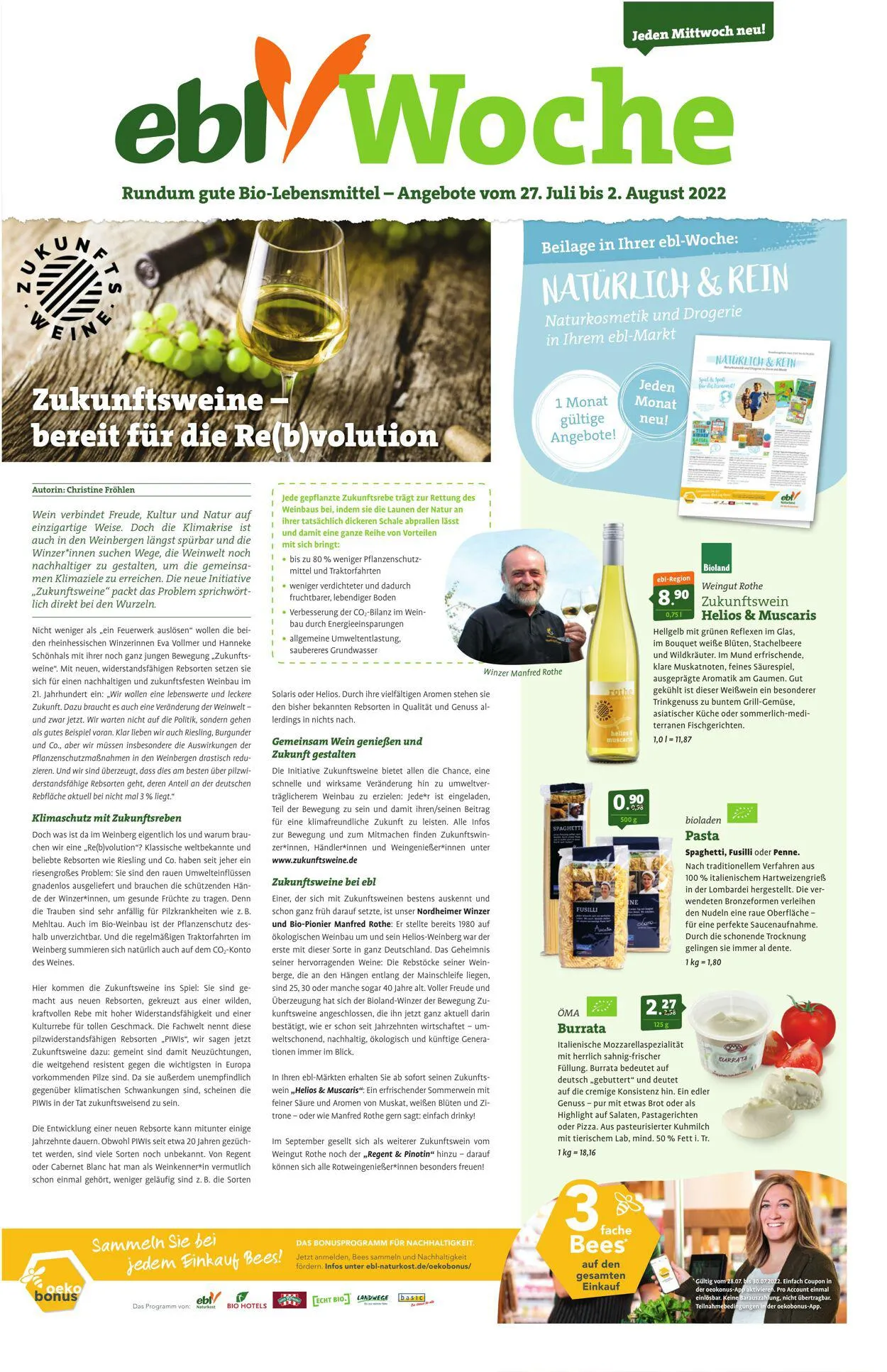 ebl Naturkos - Weihnachten 2022 von 14. Dezember bis 24. Dezember 2023 - Prospekt seite 1