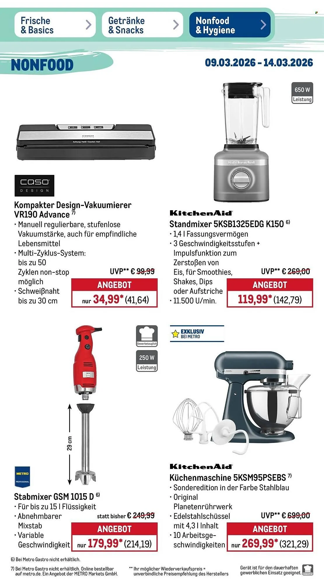 METRO Prospekt von 9. März bis 14. März 2026 - Prospekt seite 52