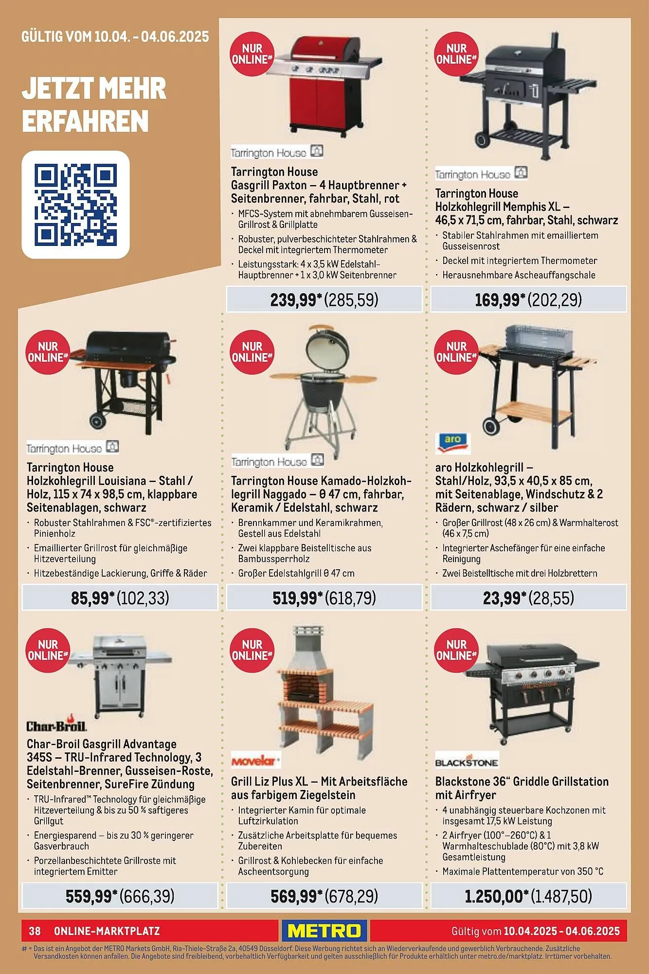 METRO Prospekt von 10. April bis 6. Juni 2025 - Prospekt seite 38