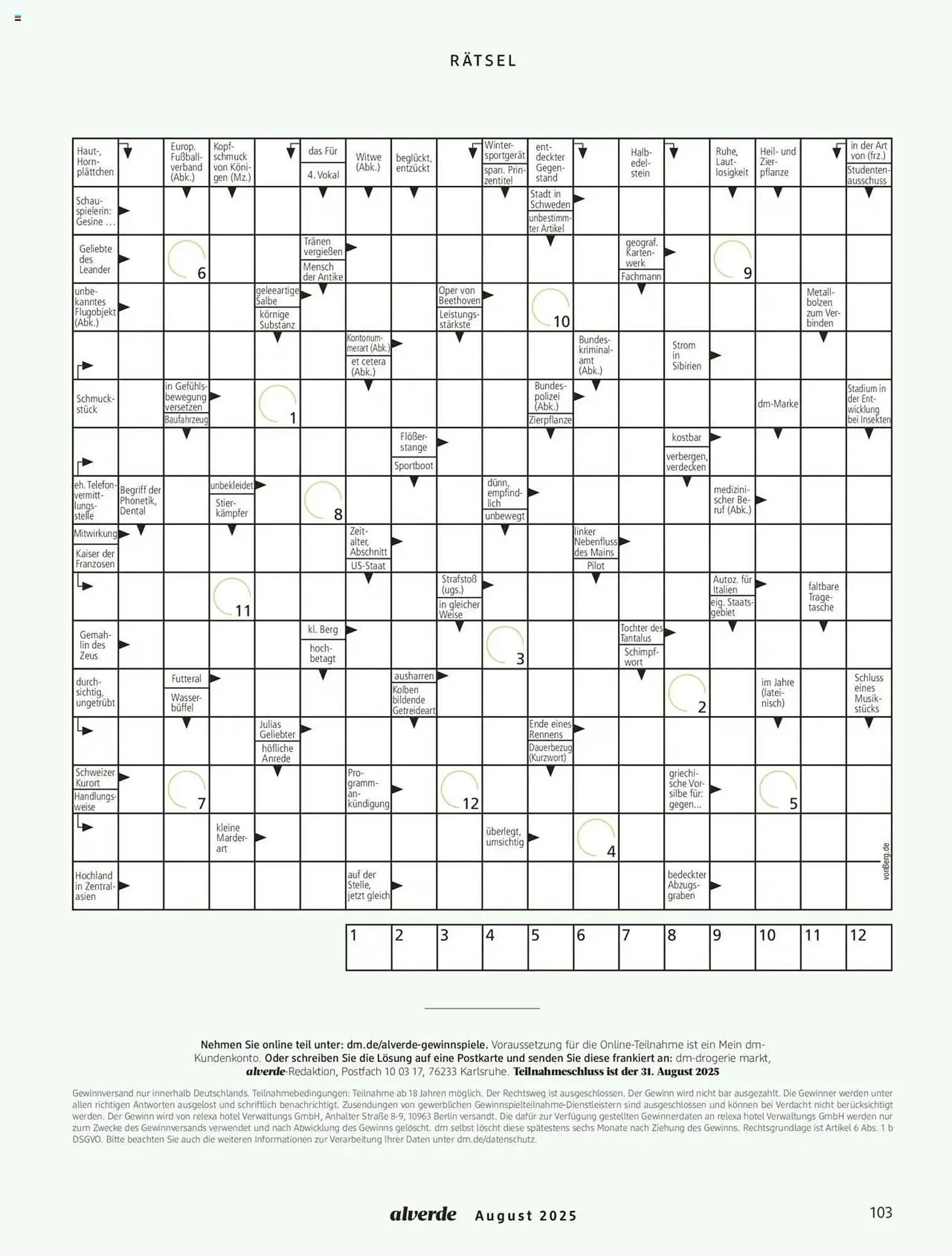 dm drogerie Prospekt von 1. August bis 31. August 2025 - Prospekt seite 103