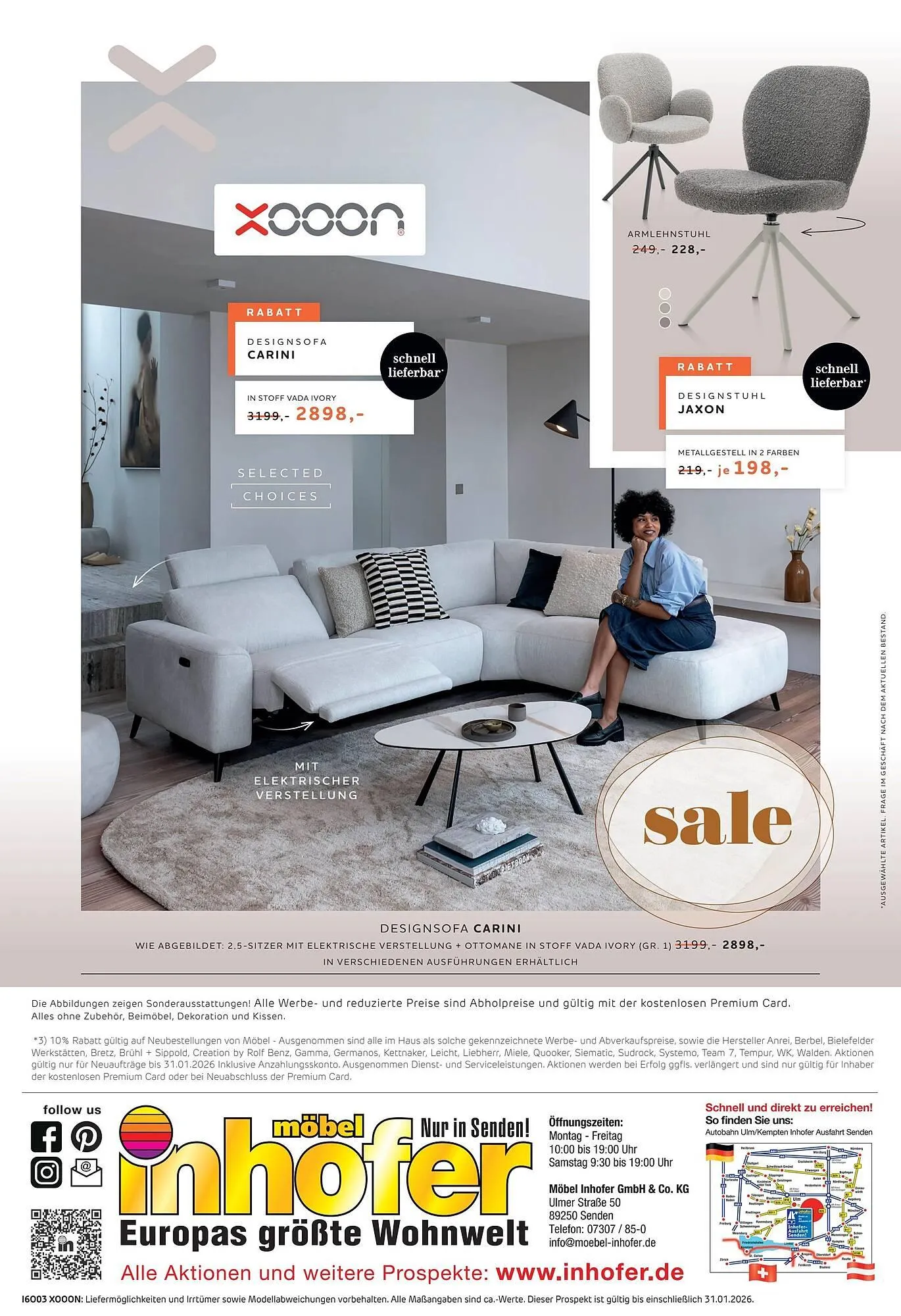 Möbel Inhofer Prospekt von 19. Januar bis 1. Februar 2026 - Prospekt seite 8