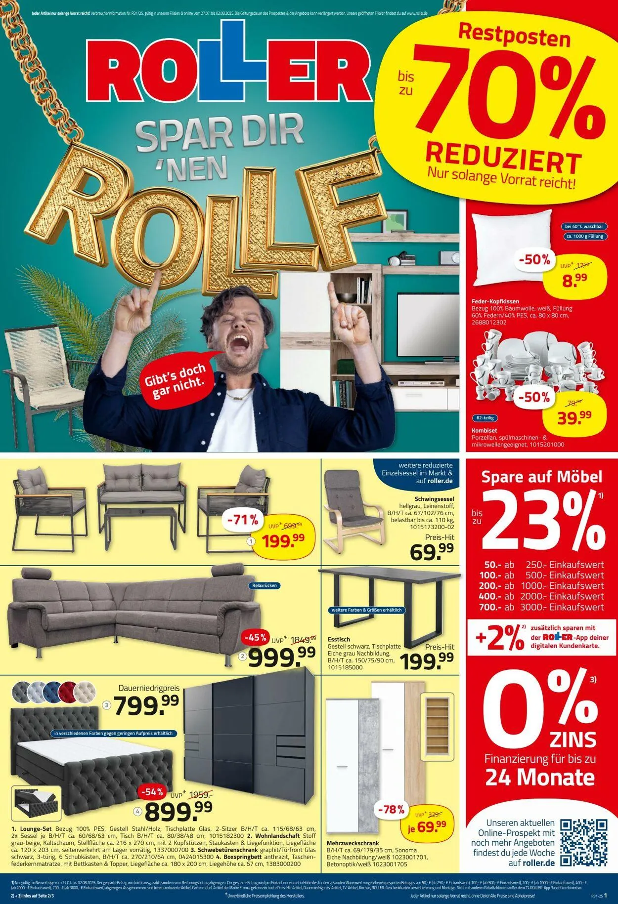 Roller Aktueller Prospekt - 1