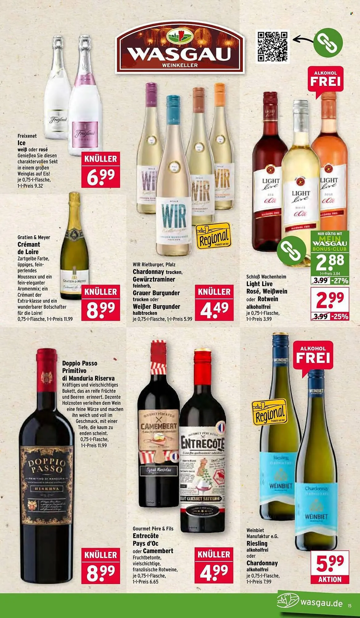 Wasgau Prospekt von 5. Januar bis 10. Januar 2026 - Prospekt seite 15