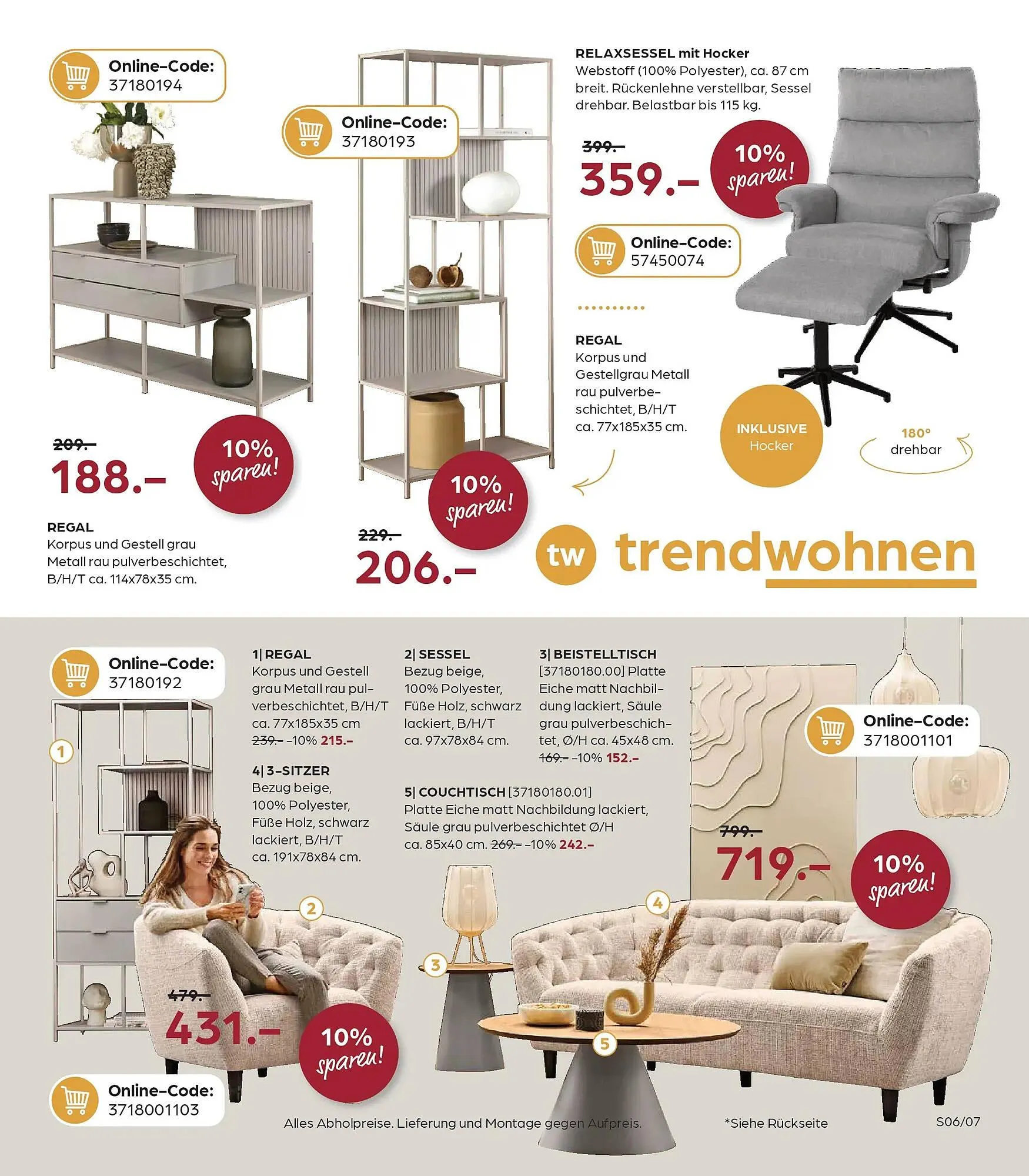 Möbel Buss Prospekt von 8. April bis 13. April 2026 - Prospekt seite 7