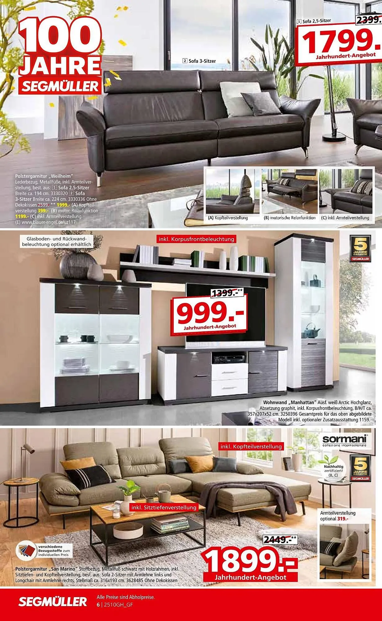Segmüller Prospekt von 11. Oktober bis 1. November 2025 - Prospekt seite 6