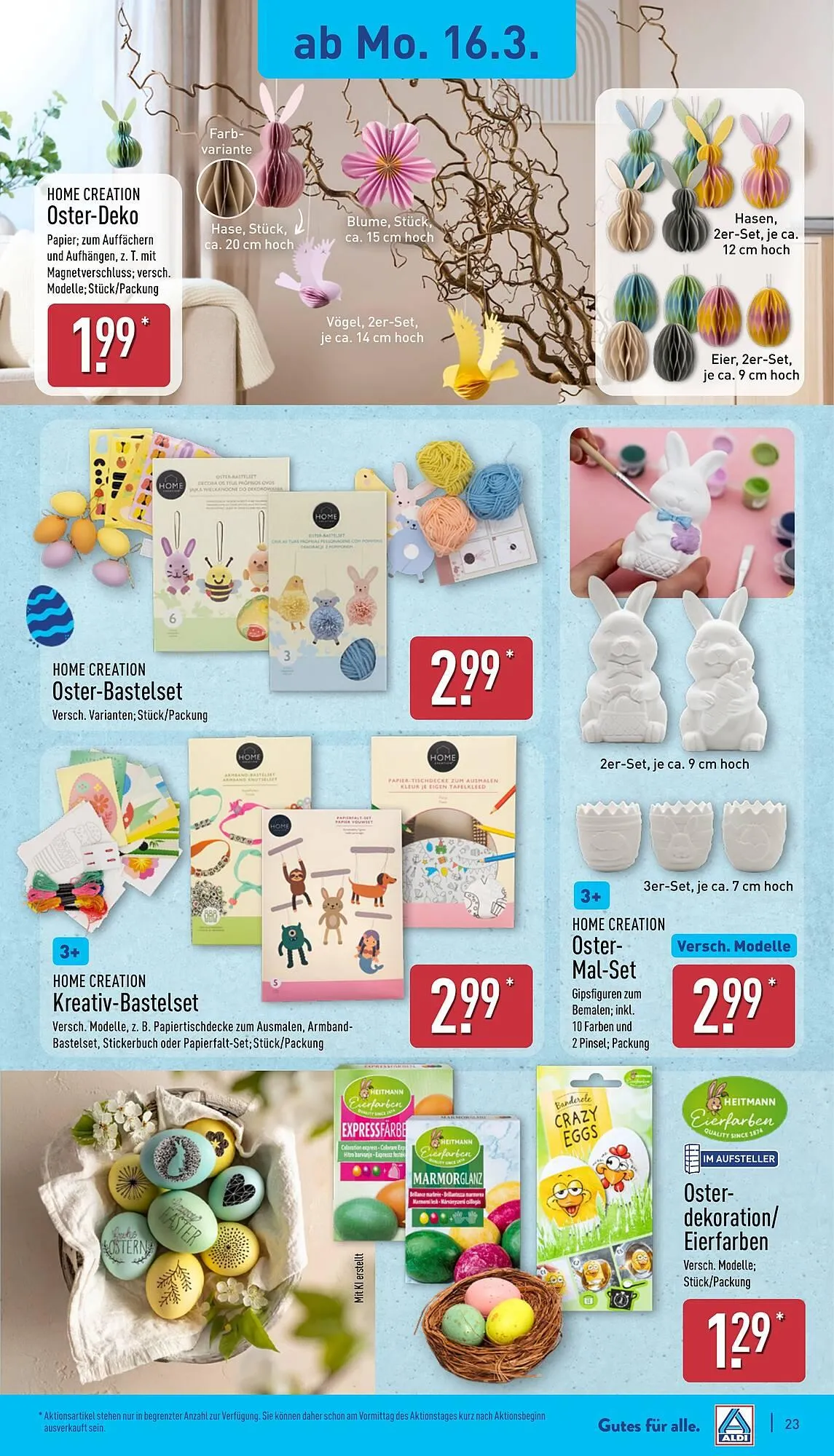 Aldi Nord Prospekt von 16. März bis 21. März 2026 - Prospekt seite 23