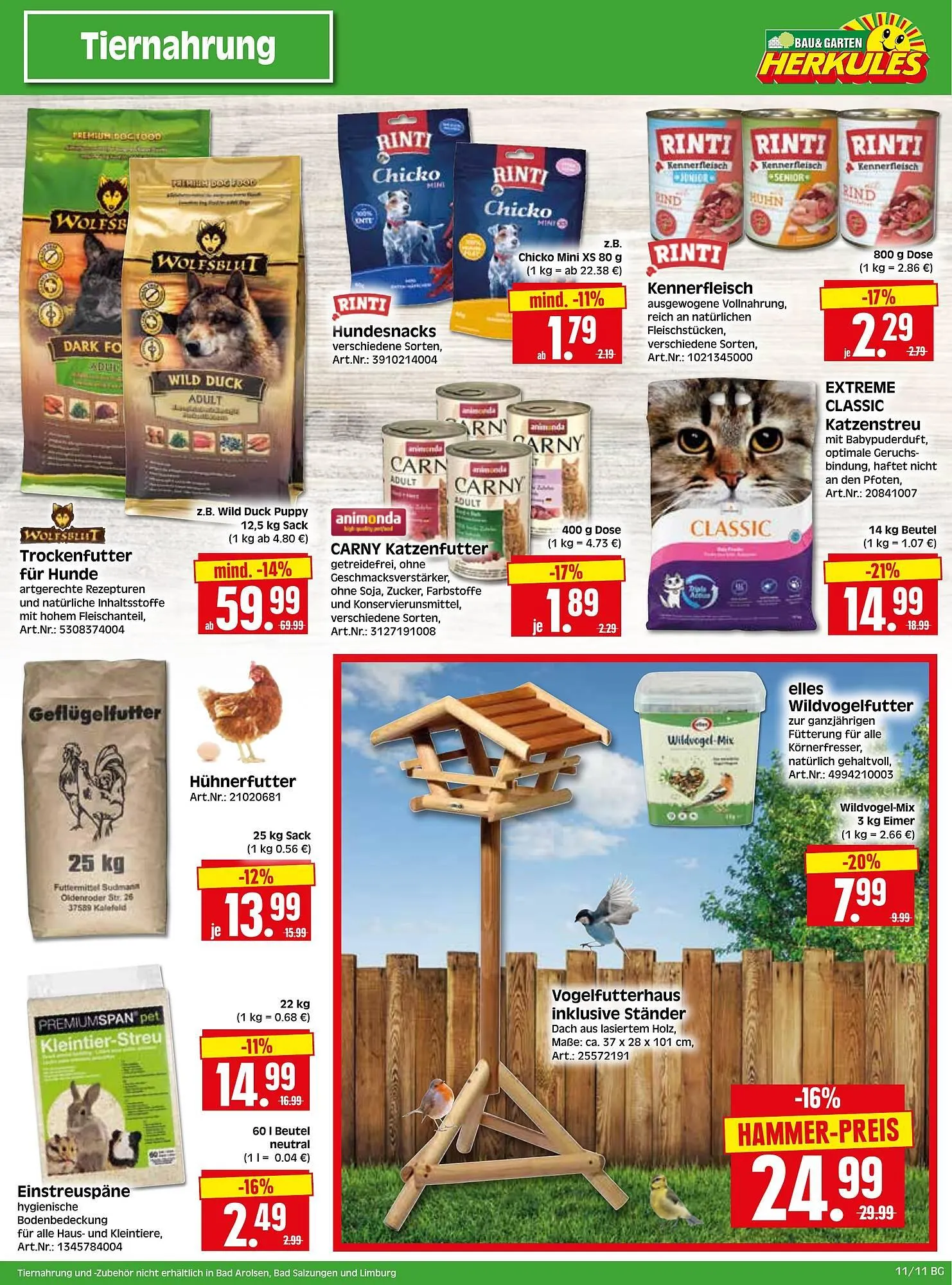 Herkules Baumarkt Prospekt von 10. März bis 15. März 2025 - Prospekt seite 11