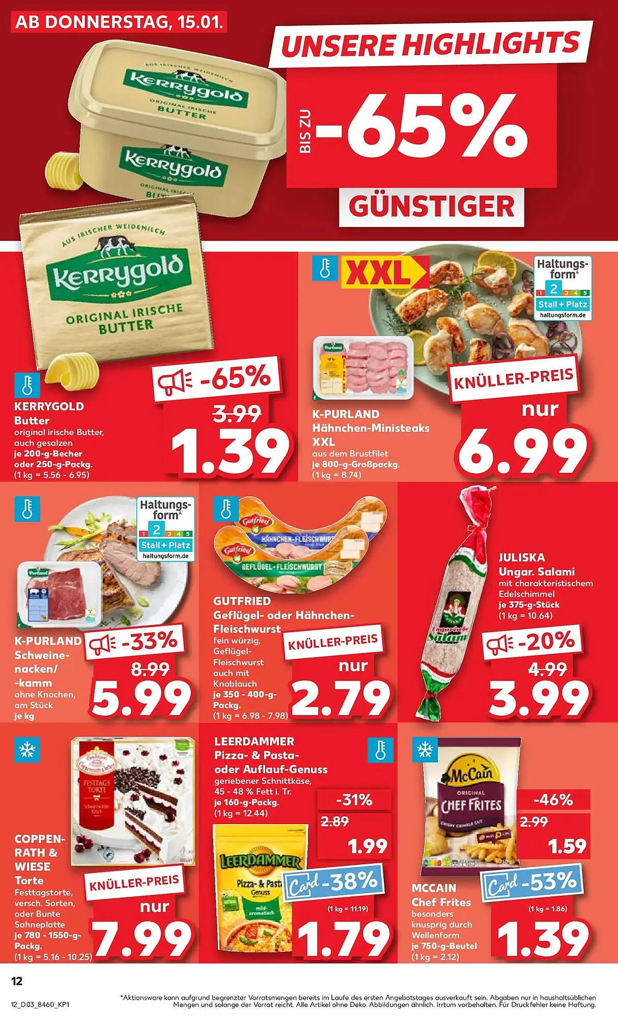 Kaufland Prospekt von 18. Januar bis 21. Januar 2026 - Prospekt seite 12