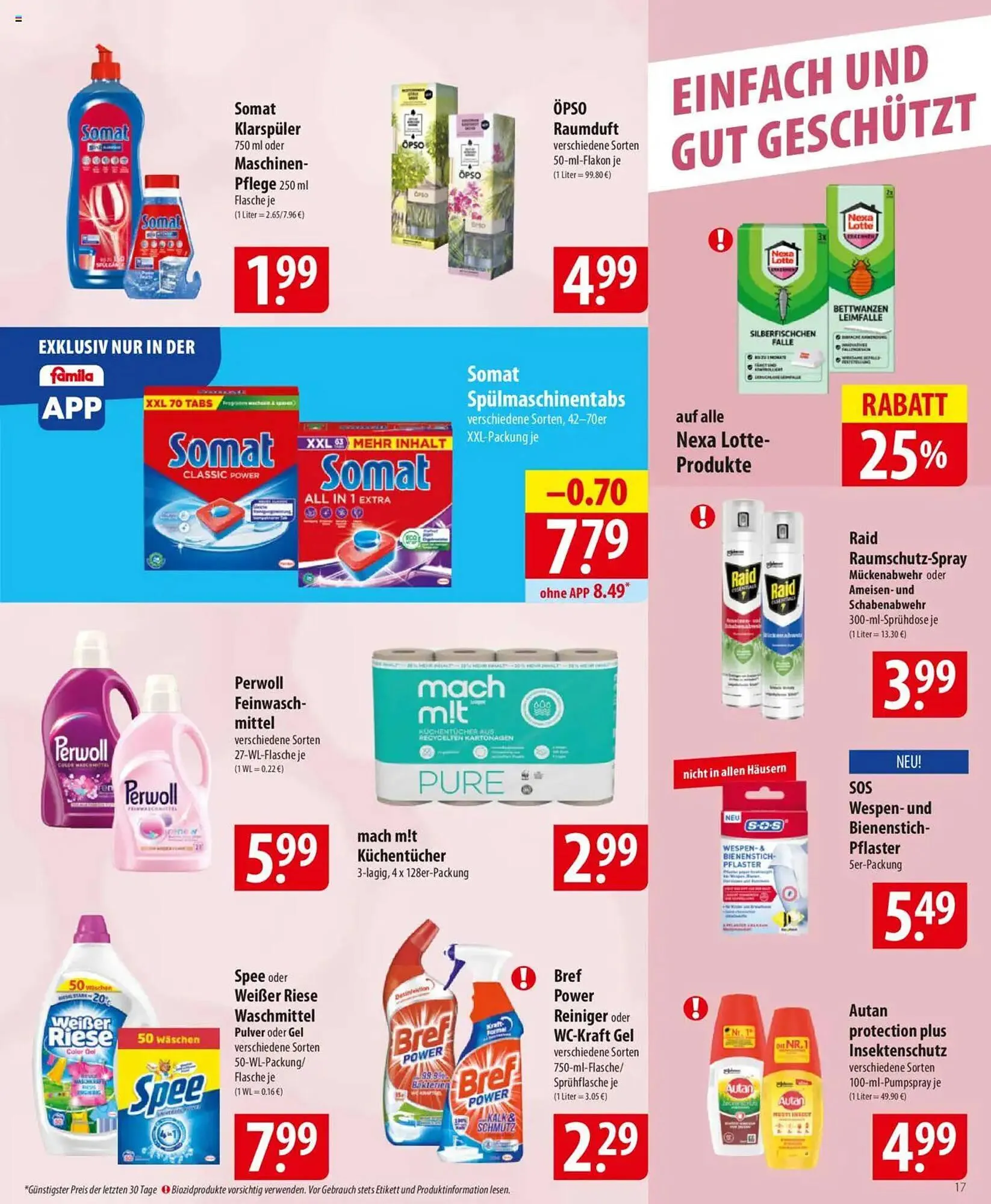 Famila Nord Ost Prospekt von 14. Juli bis 19. Juli 2025 - Prospekt seite 17