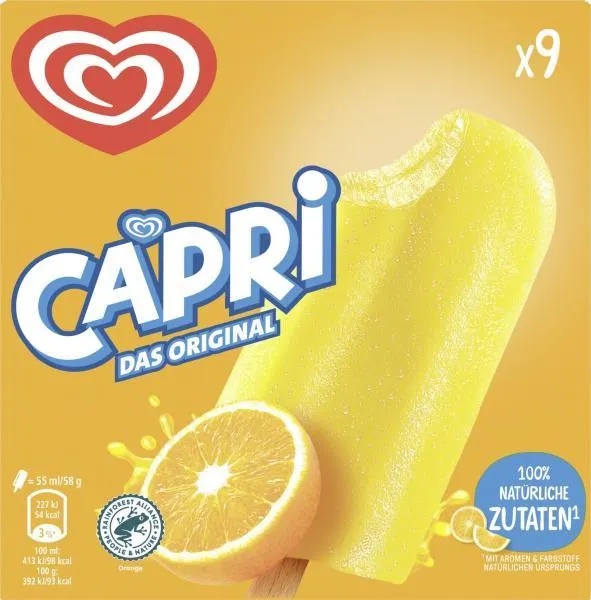 Langnese Capri Eis 9 x 55 ml