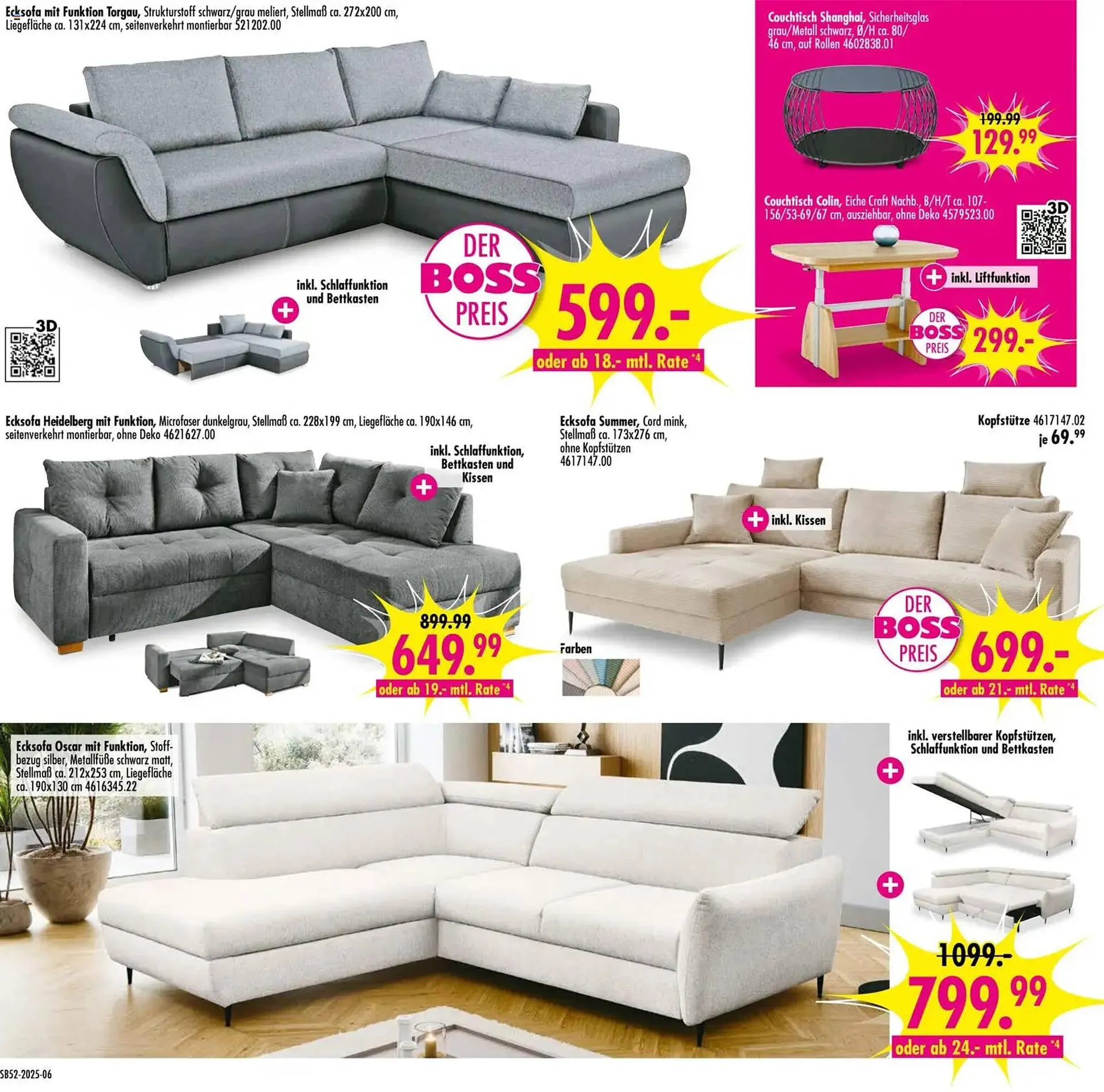 Möbel Boss Prospekt von 20. Dezember bis 2. Januar 2026 - Prospekt seite 6
