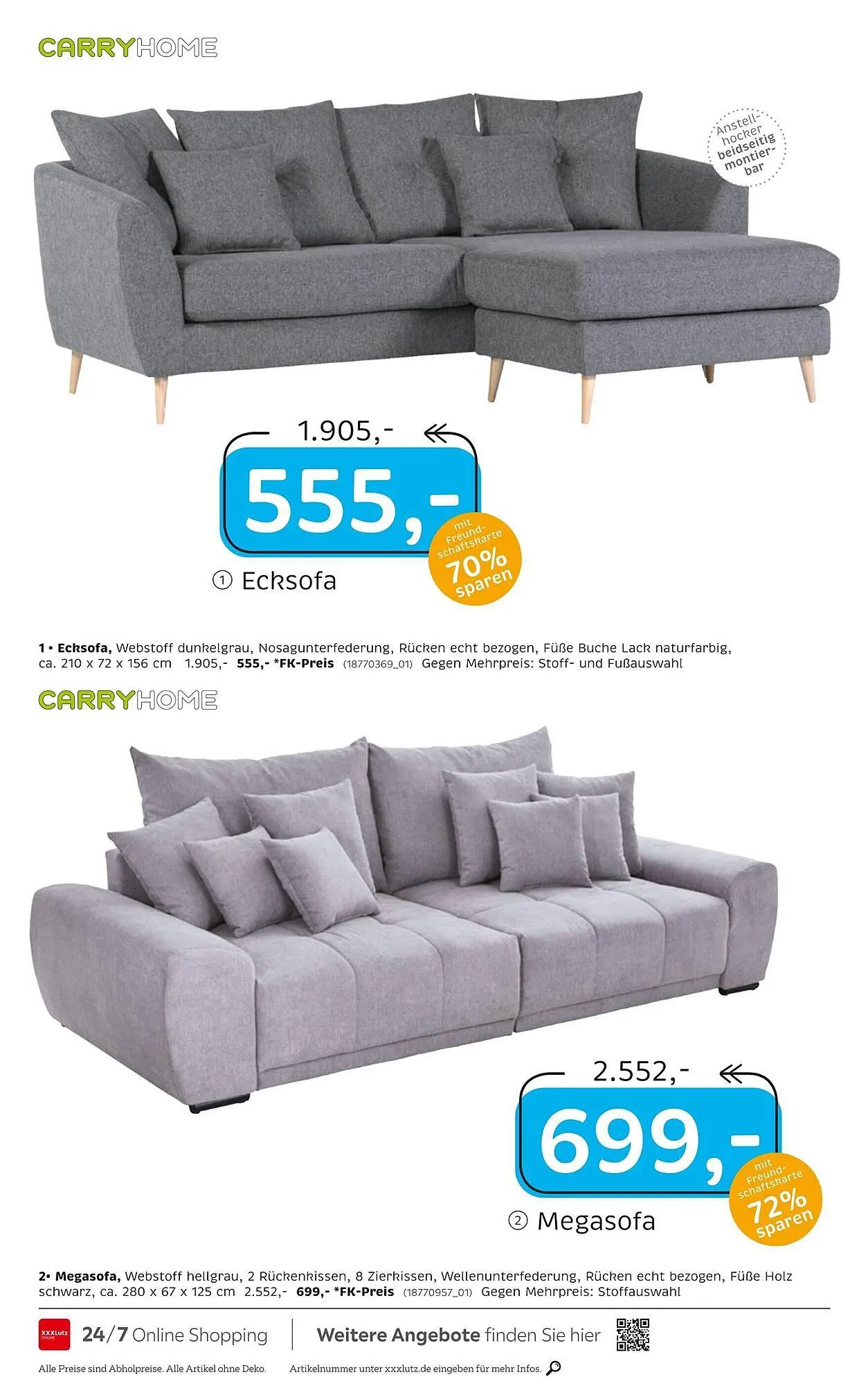 XXXLutz Prospekt von 21. Juli bis 3. August 2025 - Prospekt seite 22