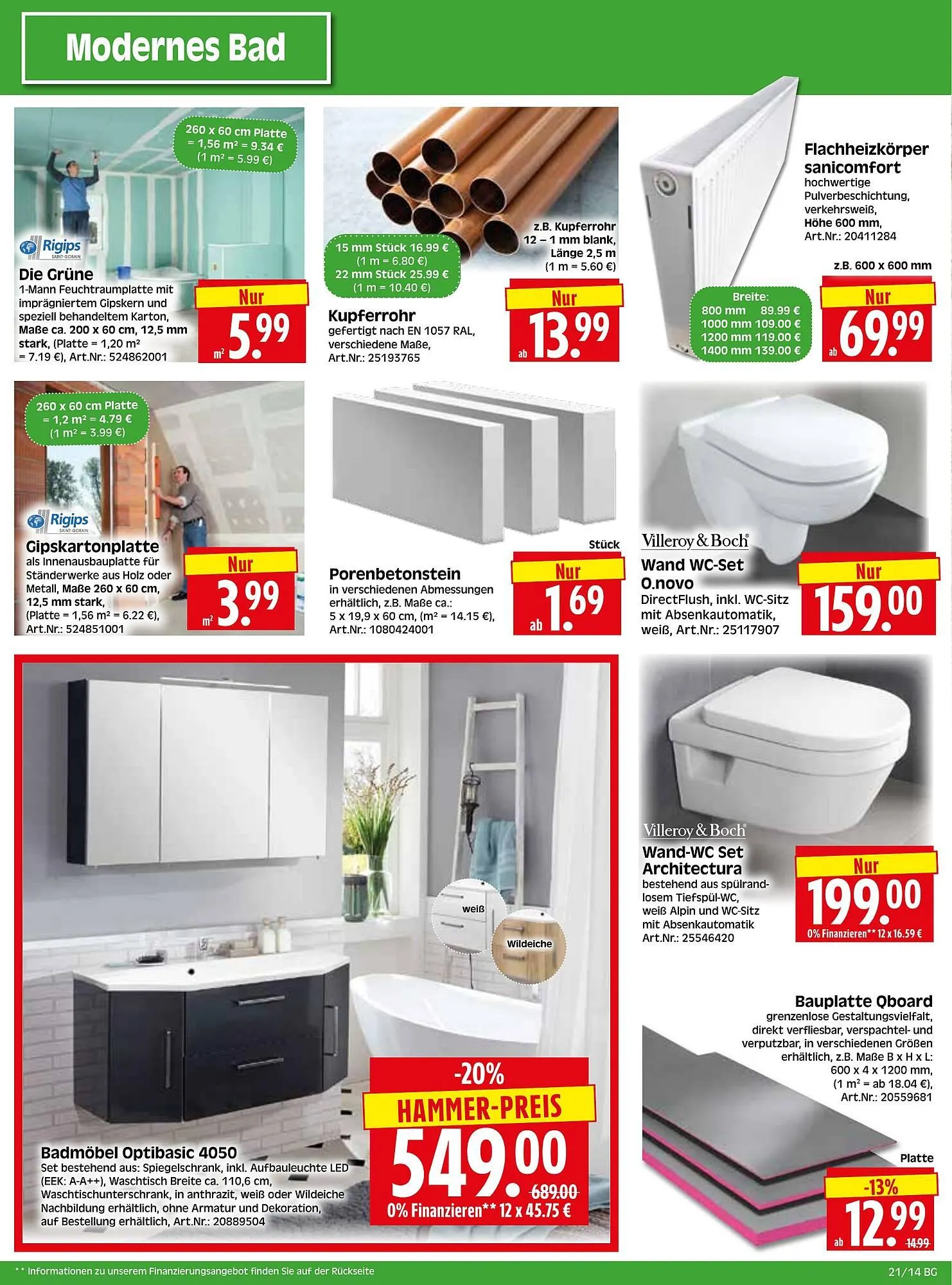 Herkules Baumarkt Prospekt von 19. Mai bis 24. Mai 2025 - Prospekt seite 14