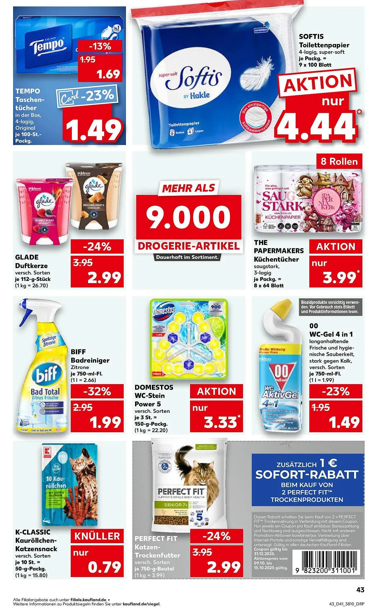 Kaufland Prospekt von 12. Oktober bis 15. Oktober 2025 - Prospekt seite 43