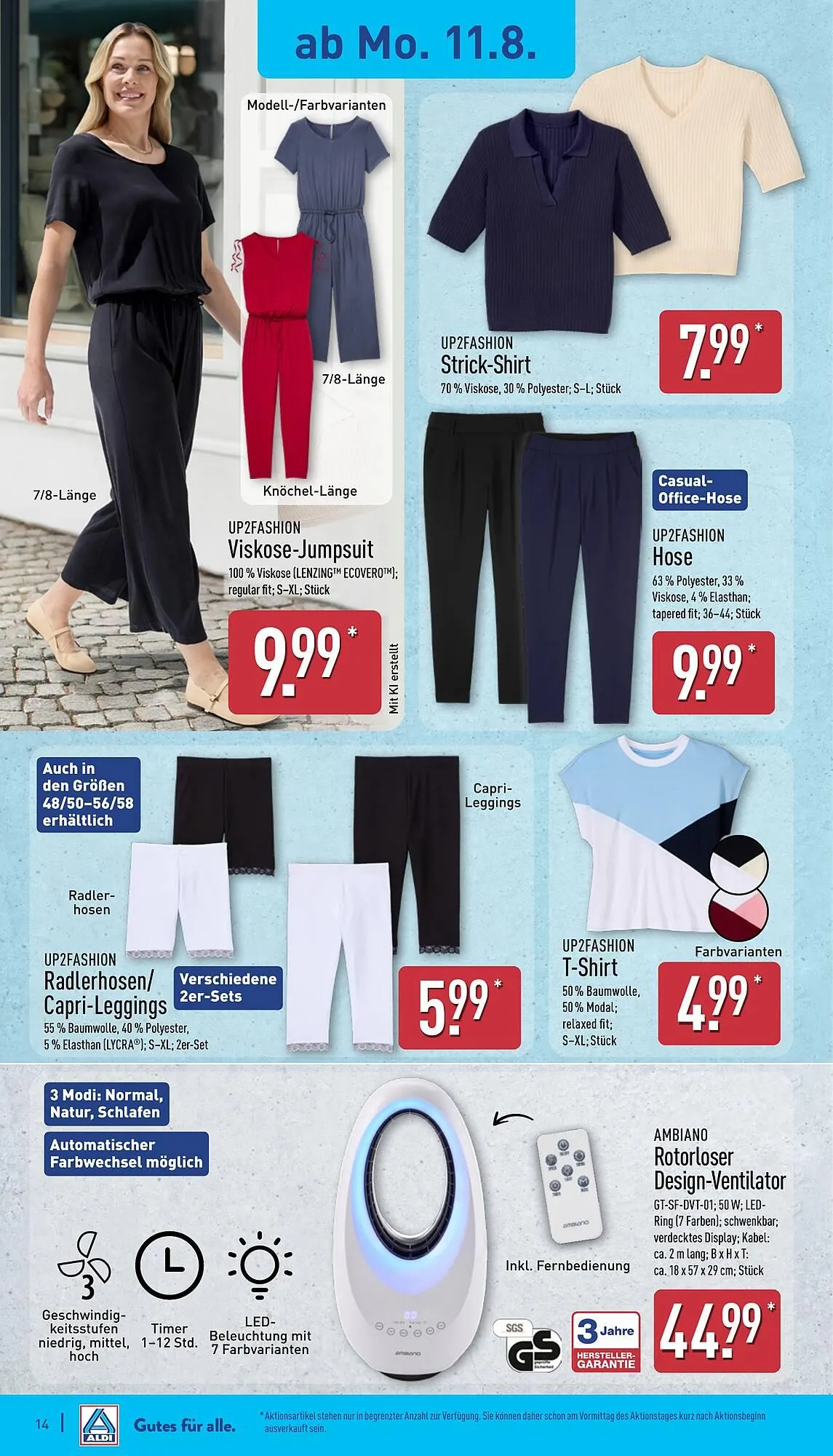 Aldi Nord Prospekt von 11. August bis 16. August 2025 - Prospekt seite 14