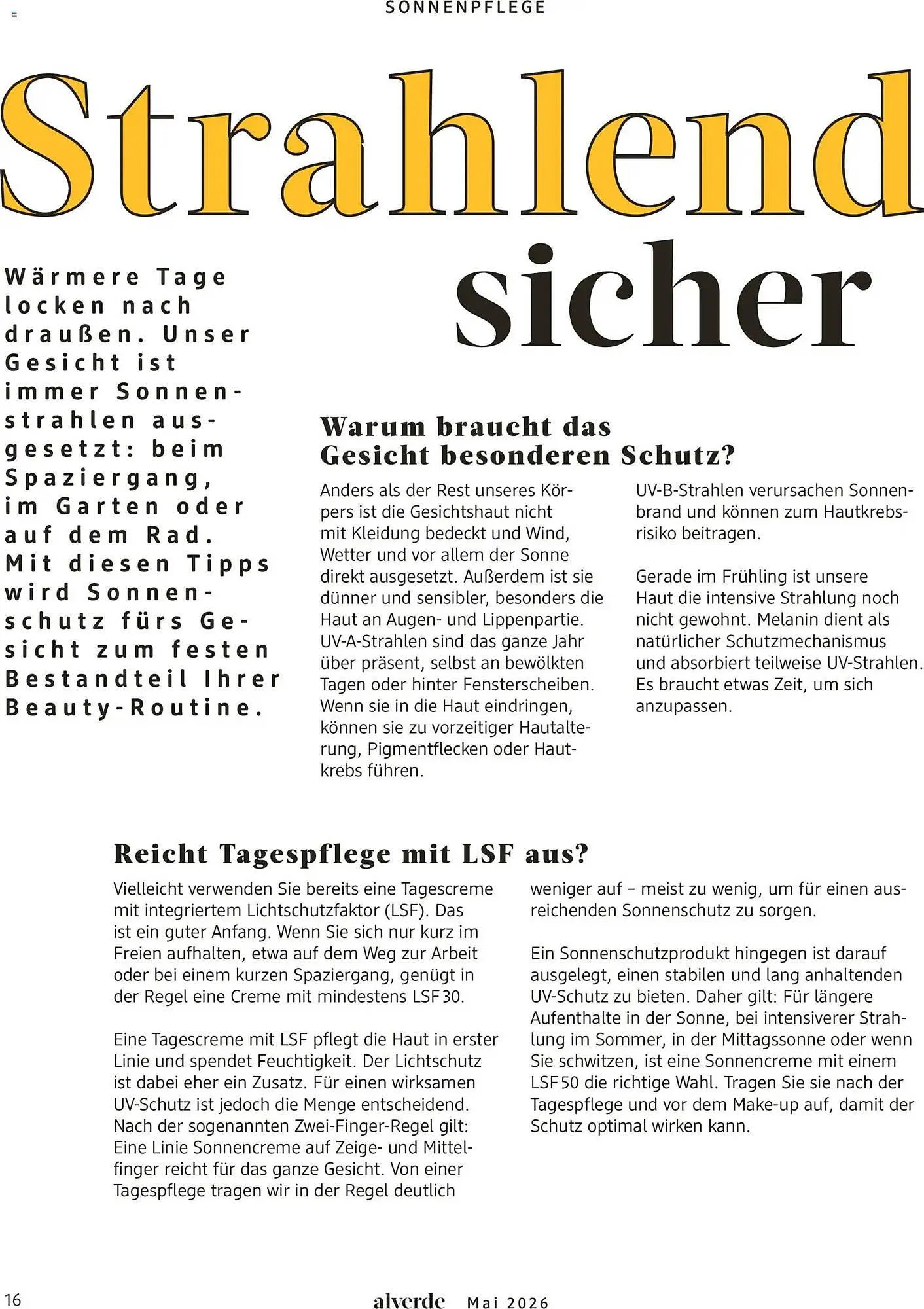 Dm drogerie Magazin von 1. Mai bis 31. Mai 2026 - Prospekt seite 16