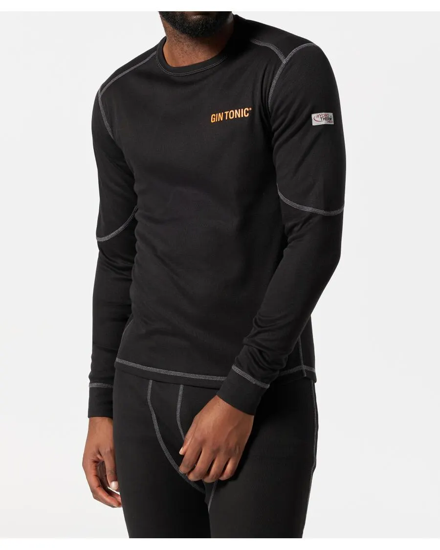 Unisex Thermo-Shirt Gin Tonic, Fleeceeinsatz