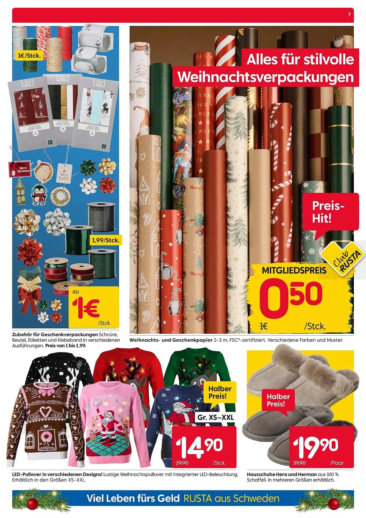 Rusta Prospekt von 13. Dezember bis 26. Dezember 2025 - Prospekt seite 7