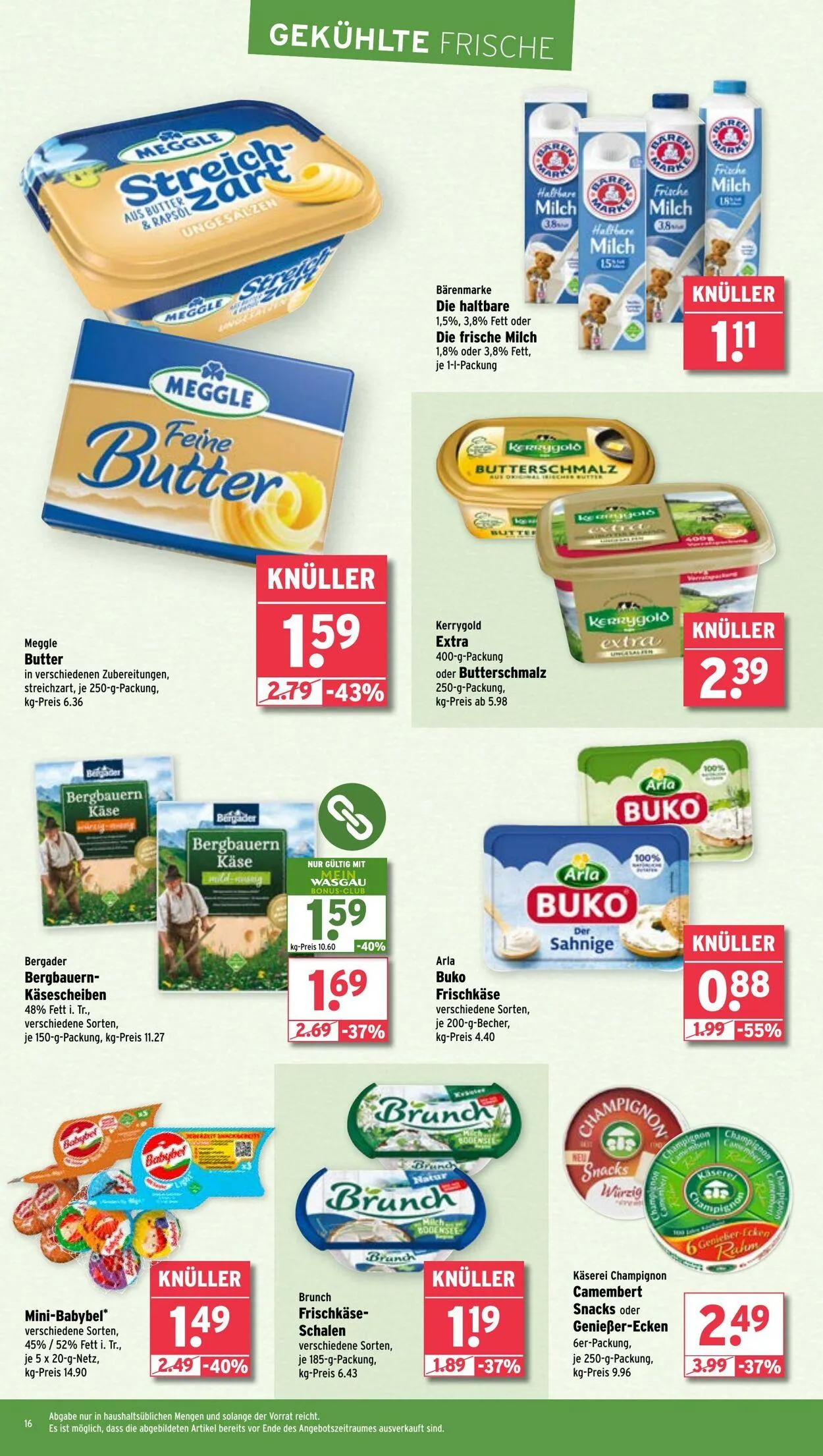 WASGAU Aktueller Prospekt von 23. März bis 6. April 2025 - Prospekt seite 16