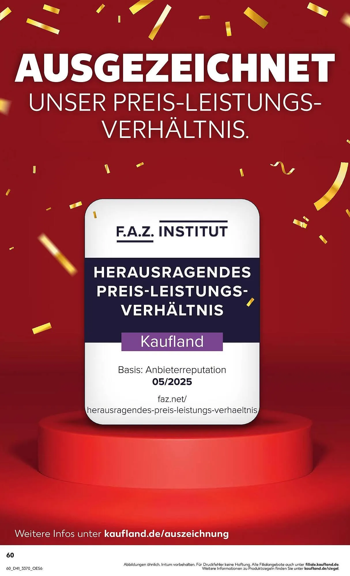 Kaufland Prospekt von 12. Oktober bis 15. Oktober 2025 - Prospekt seite 60
