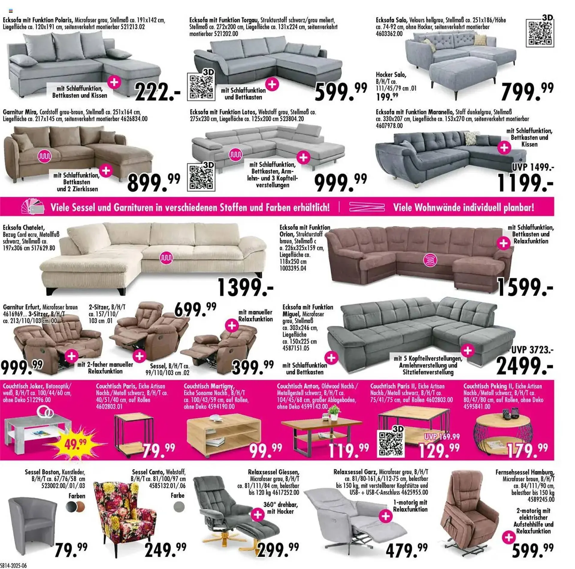 Möbel Boss Prospekt von 31. März bis 6. April 2025 - Prospekt seite 6