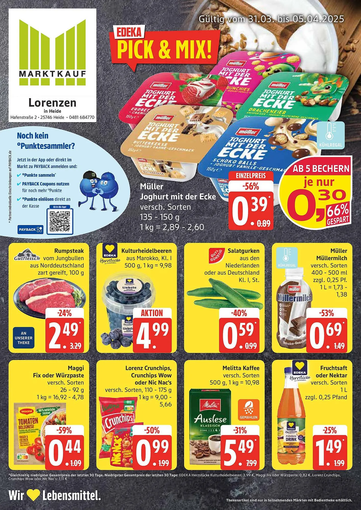 Marktkauf Prospekt von 30. März bis 5. April 2025 - Prospekt seite 1