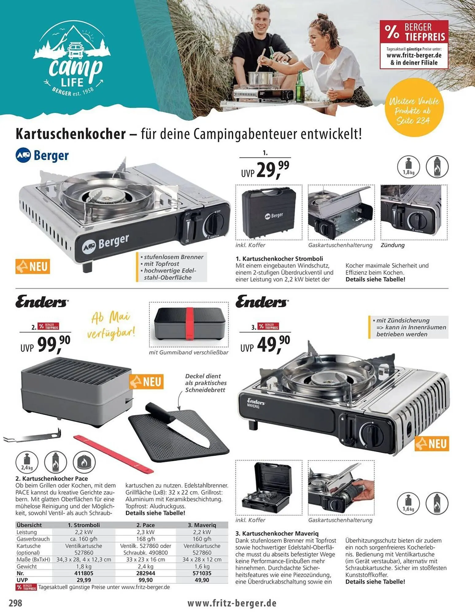 Fritz Berger Prospekt von 27. Mai bis 31. Dezember 2025 - Prospekt seite 298