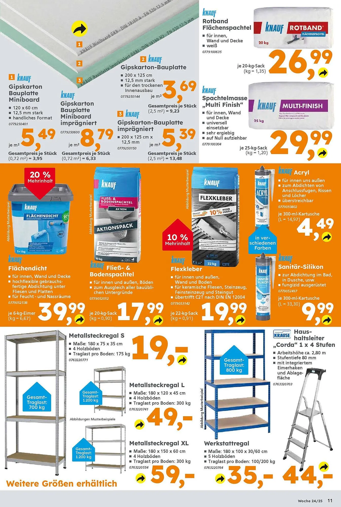 Globus Baumarkt Prospekt von 9. Juni bis 14. Juni 2025 - Prospekt seite 11