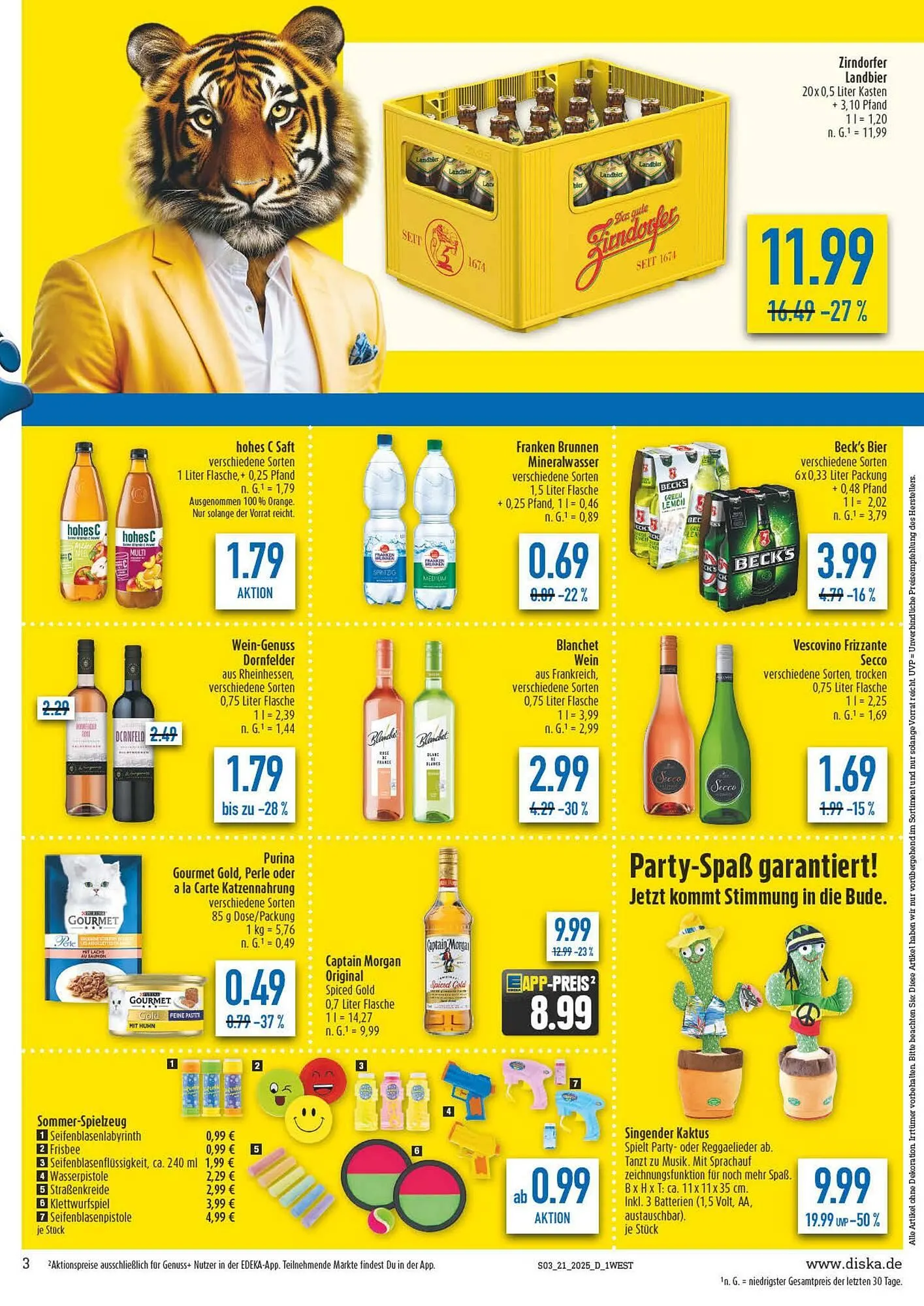 diska Prospekt von 19. Mai bis 24. Mai 2025 - Prospekt seite 3