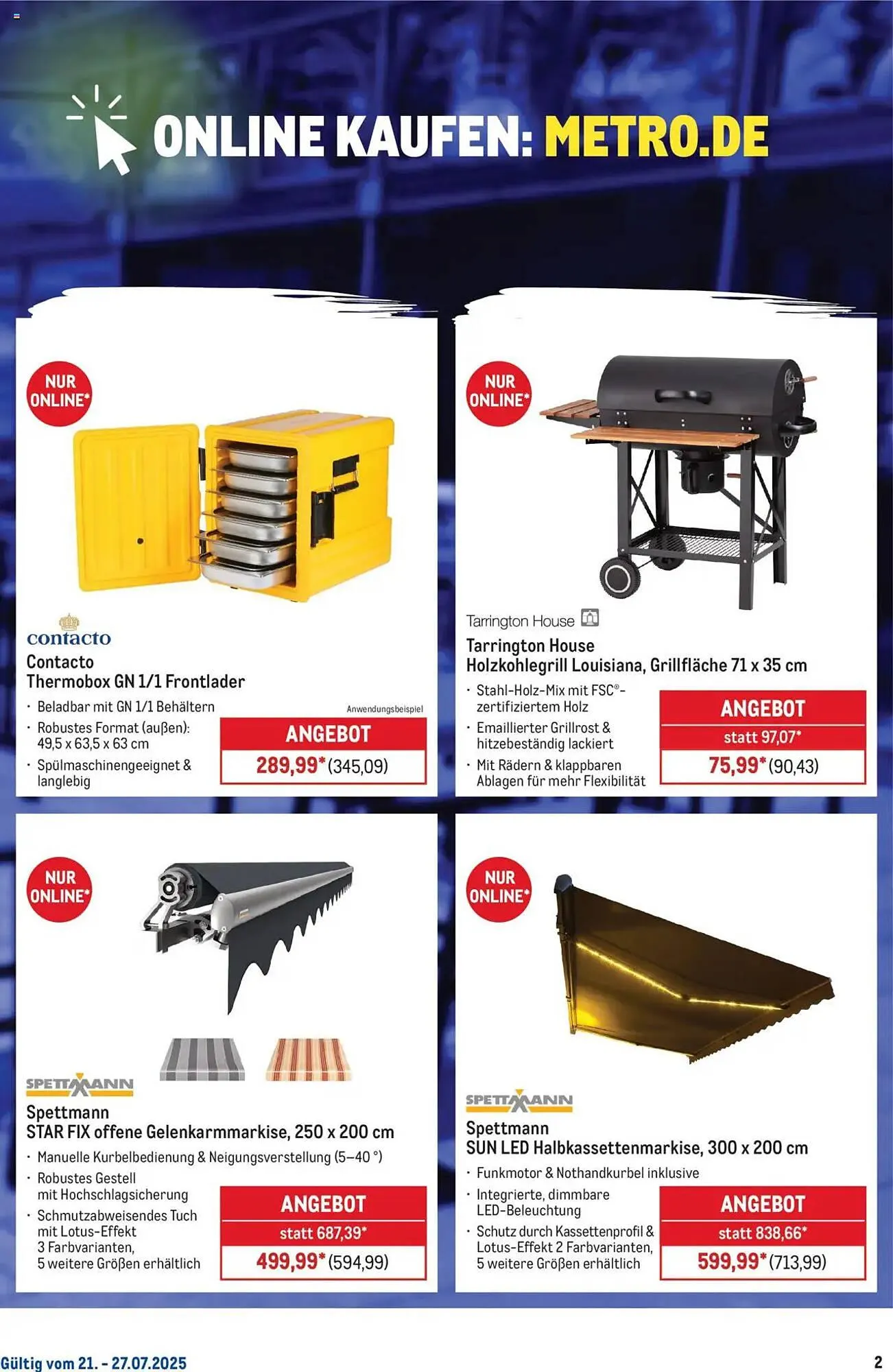 METRO Prospekt von 21. Juli bis 27. Juli 2025 - Prospekt seite 2