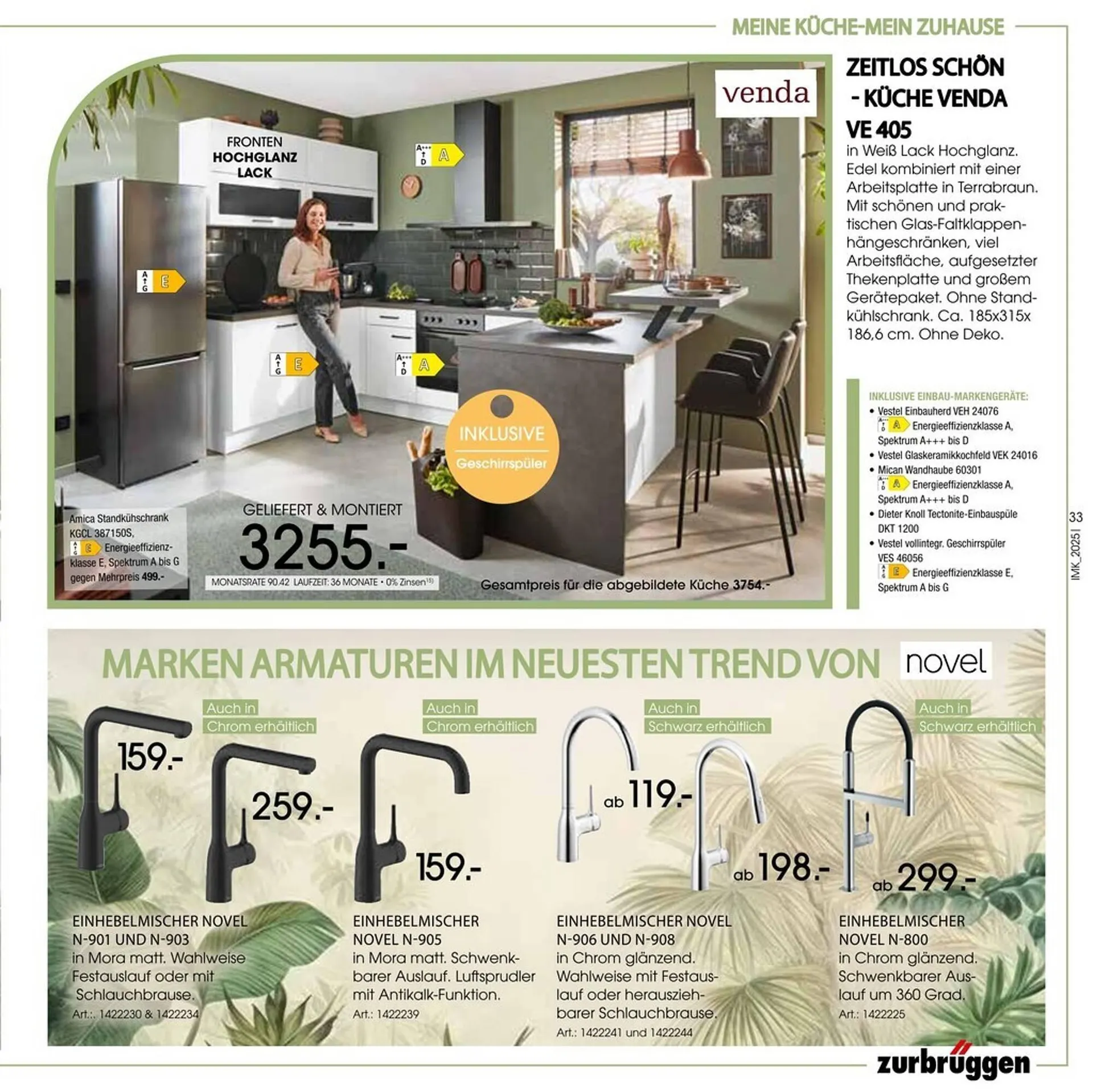 Zurbrüggen Prospekt von 15. Juni bis 31. Dezember 2025 - Prospekt seite 33