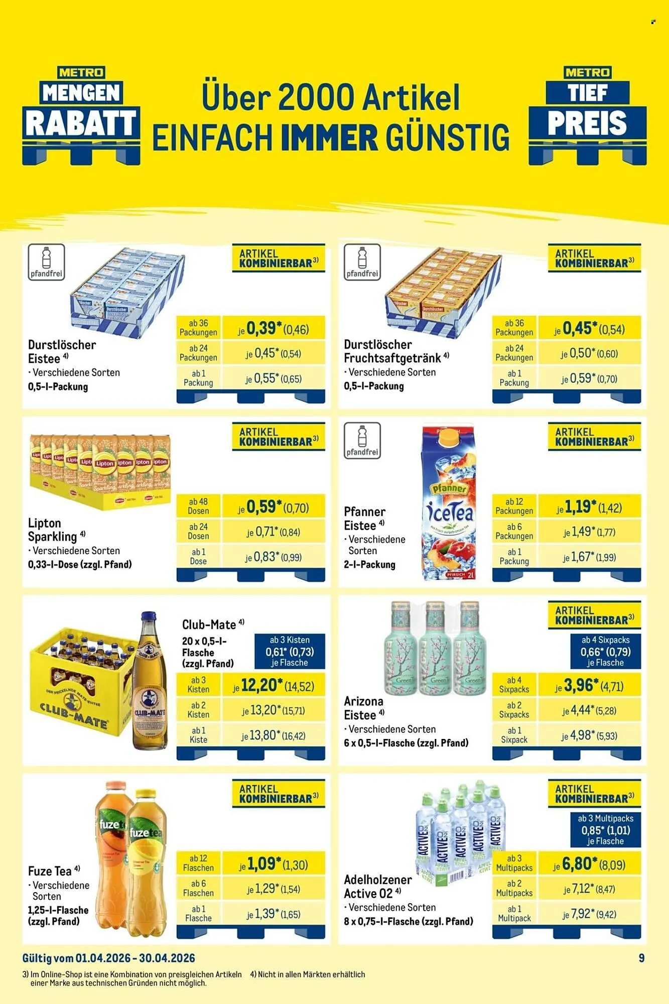 METRO Prospekt von 1. April bis 30. April 2026 - Prospekt seite 10