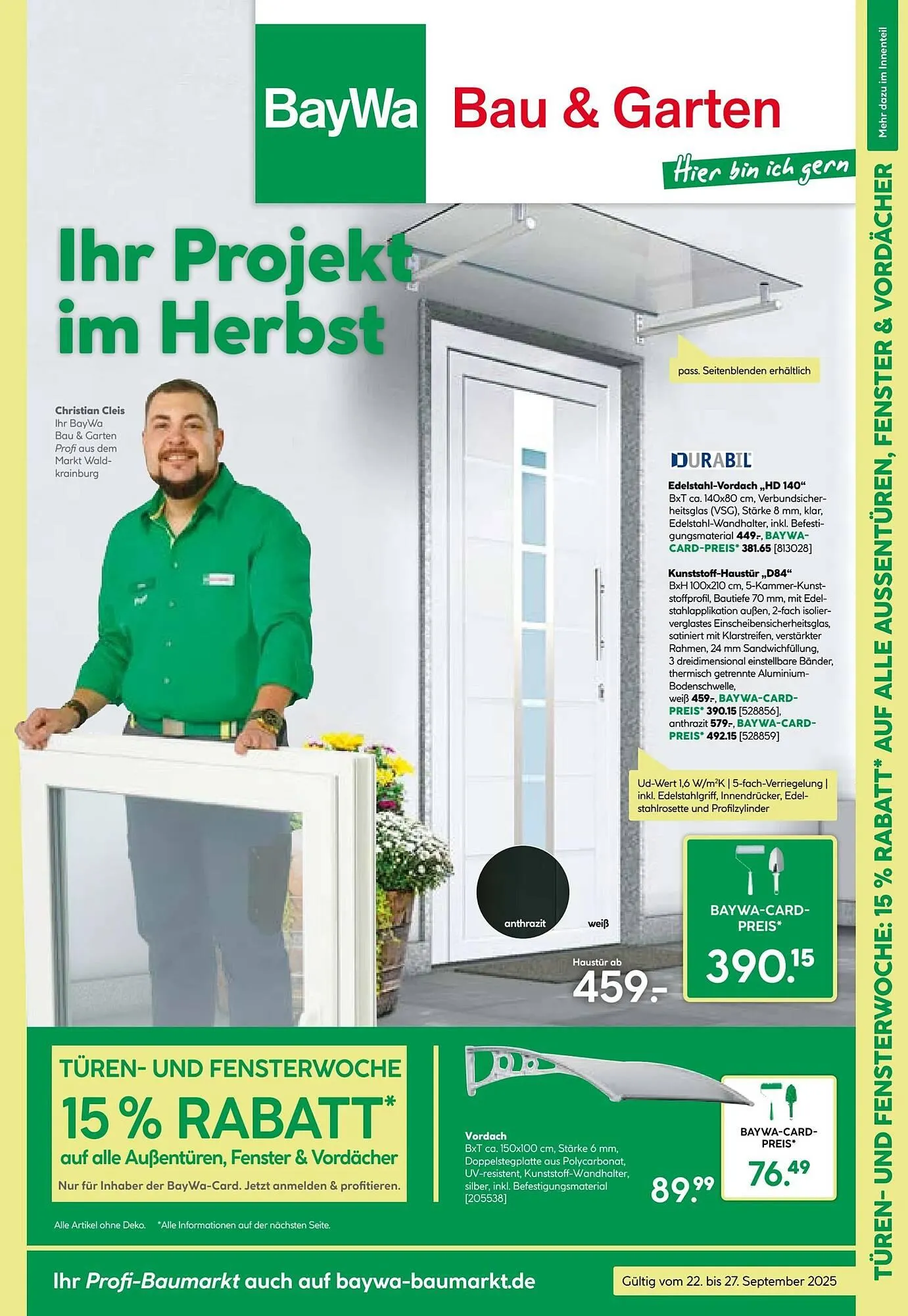 BayWa Prospekt von 22. September bis 28. September 2025 - Prospekt seite 11
