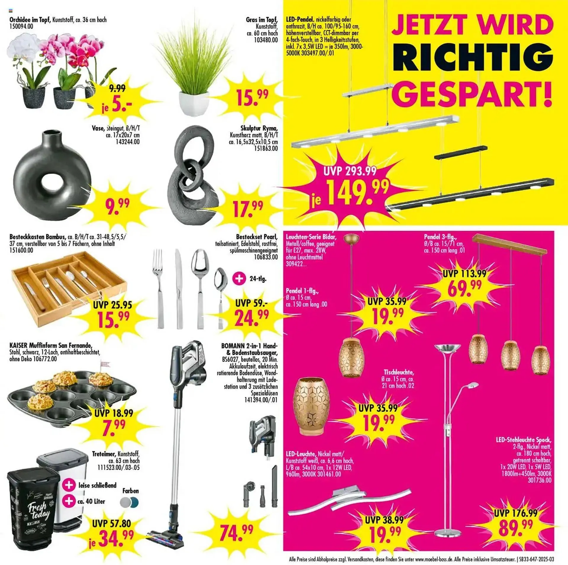 Möbel Boss Prospekt von 9. August bis 22. August 2025 - Prospekt seite 3