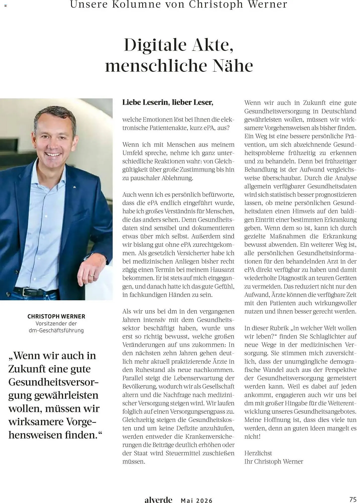 Dm drogerie Magazin von 1. Mai bis 31. Mai 2026 - Prospekt seite 75