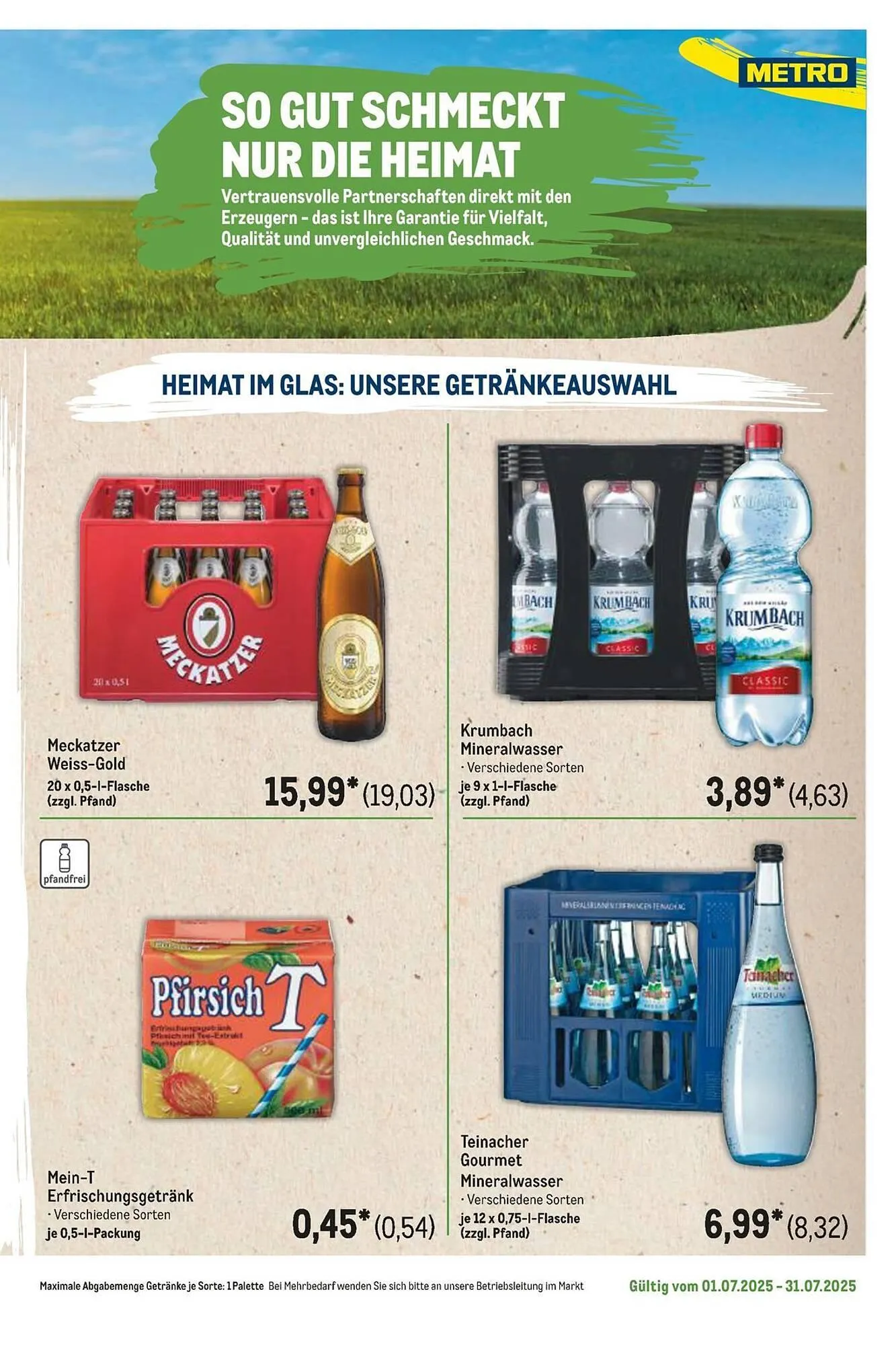 METRO Prospekt von 1. Juli bis 31. Juli 2025 - Prospekt seite 69