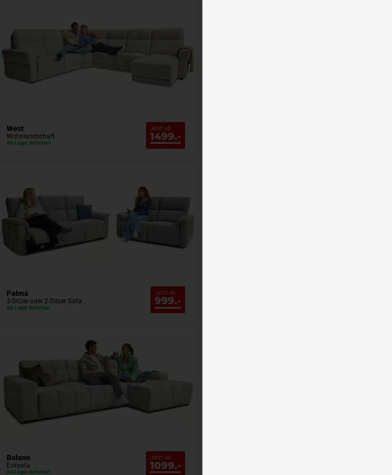 Seats and Sofas Aktueller Prospekt von 20. Oktober bis 29. Oktober 2025 - Prospekt seite 4