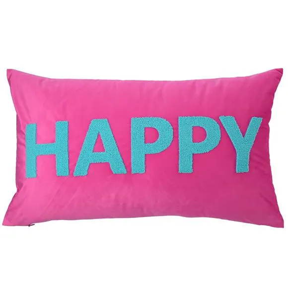 Kissenhülle mit Schriftzug