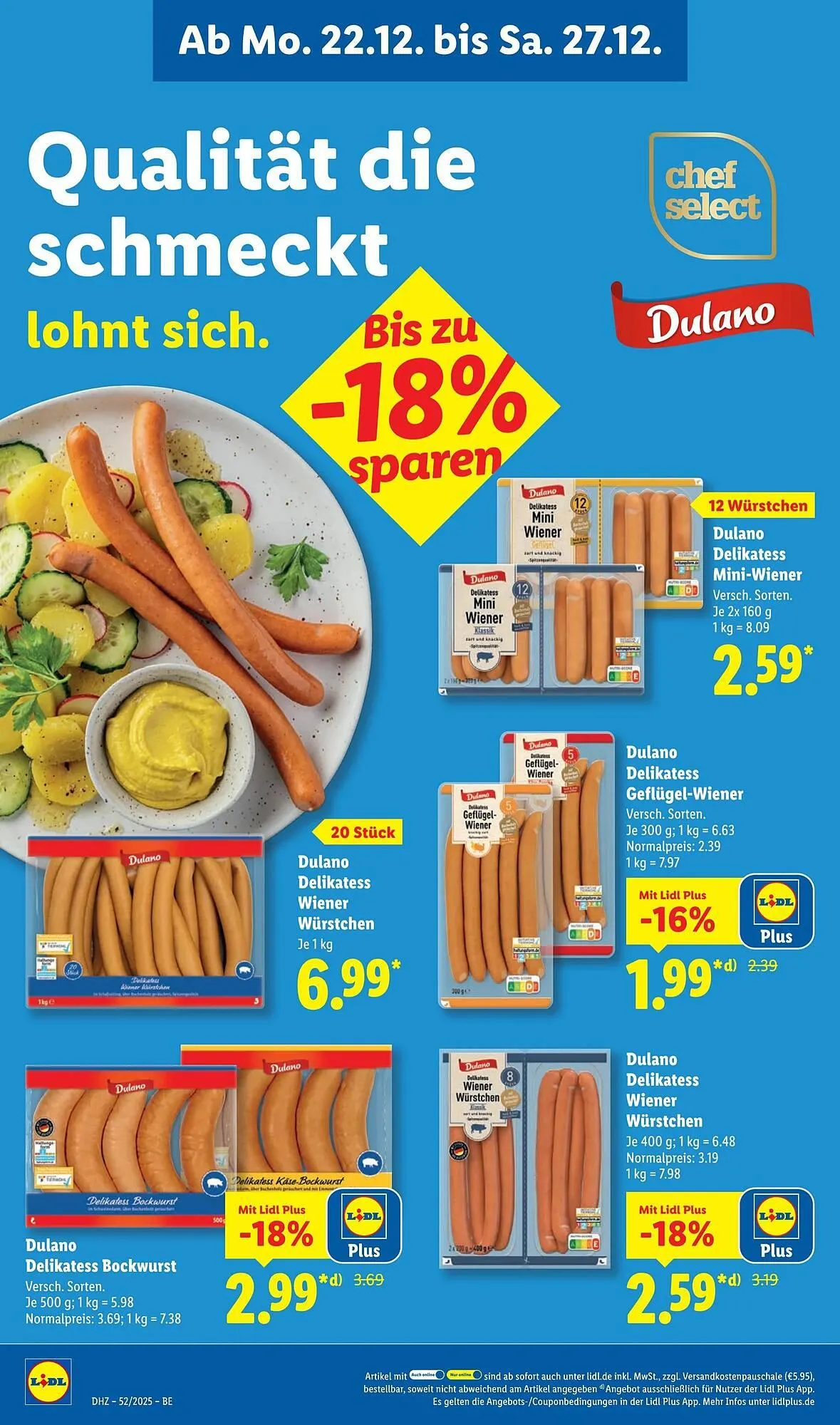 Lidl Prospekt von 22. Dezember bis 28. Dezember 2025 - Prospekt seite 20