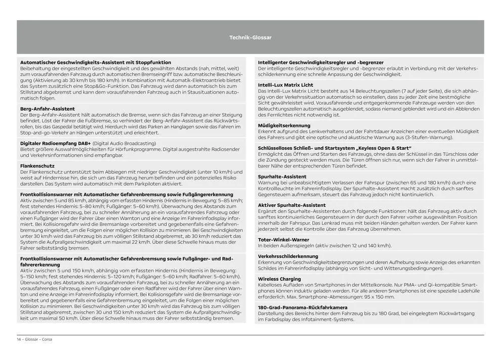 Opel Corsa von 21. September bis 21. September 2025 - Prospekt seite 14