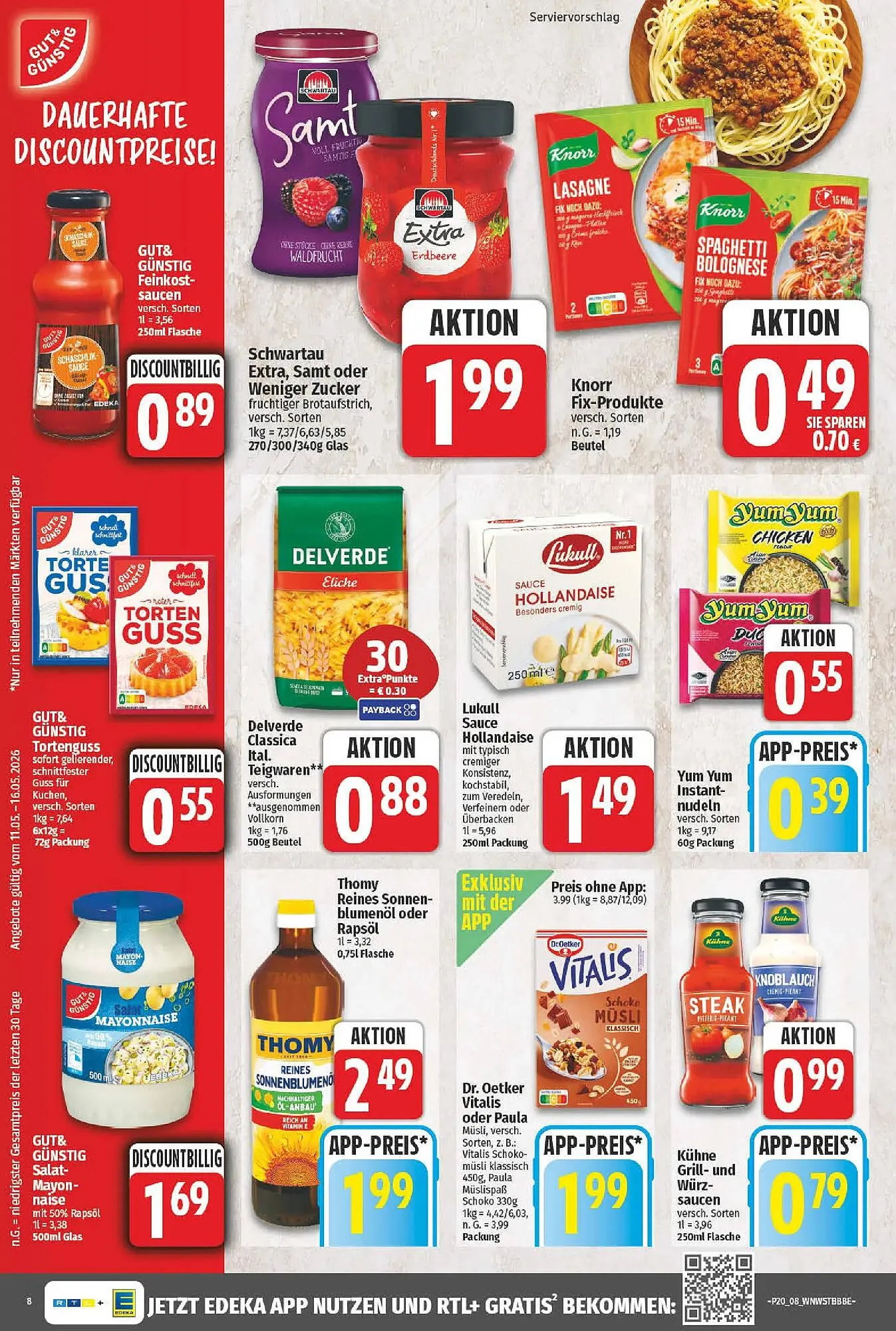 Nah & gut Prospekt von 10. Mai bis 16. Mai 2026 - Prospekt seite 8