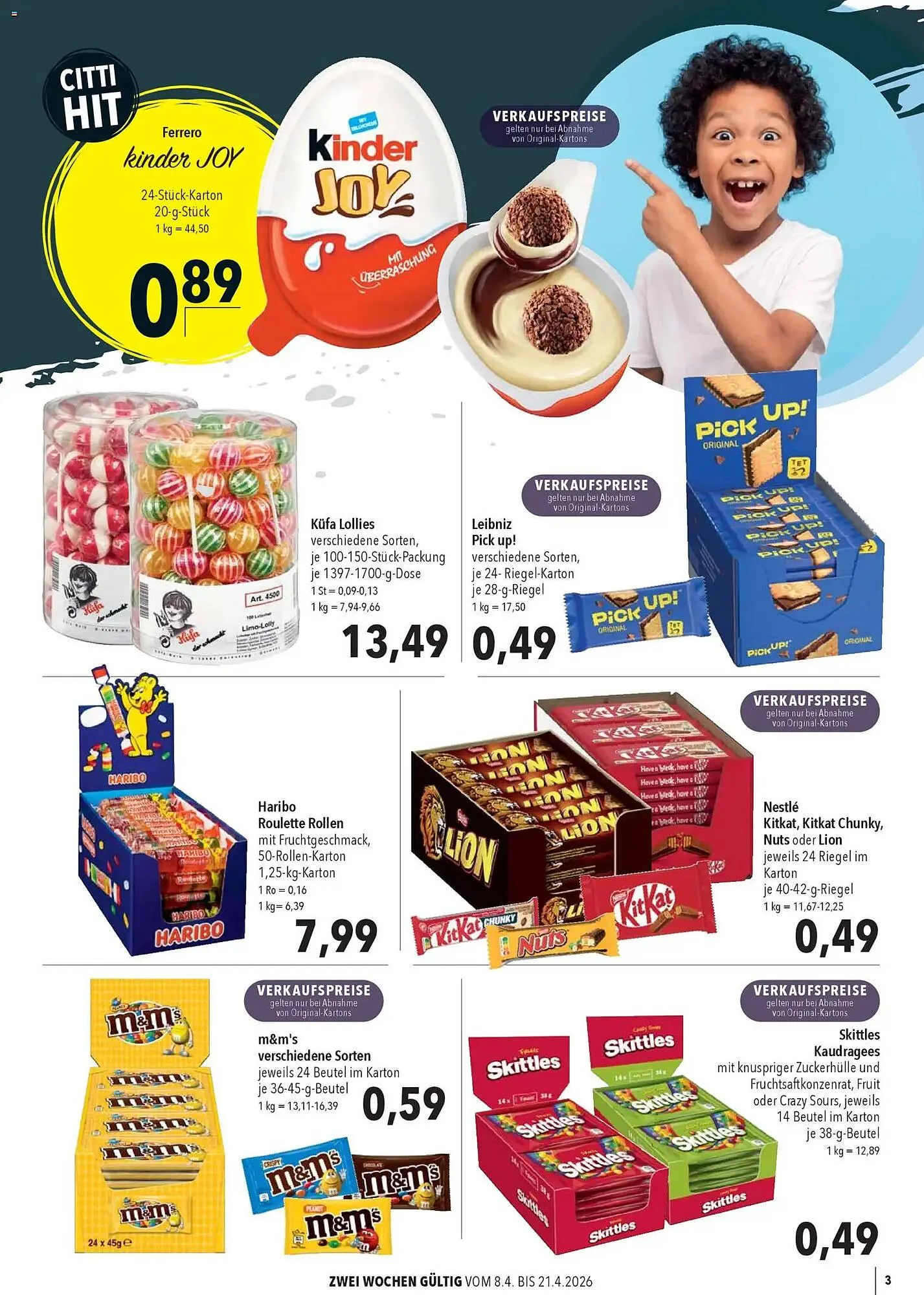 CITTI Markt Prospekt von 8. April bis 21. April 2026 - Prospekt seite 3